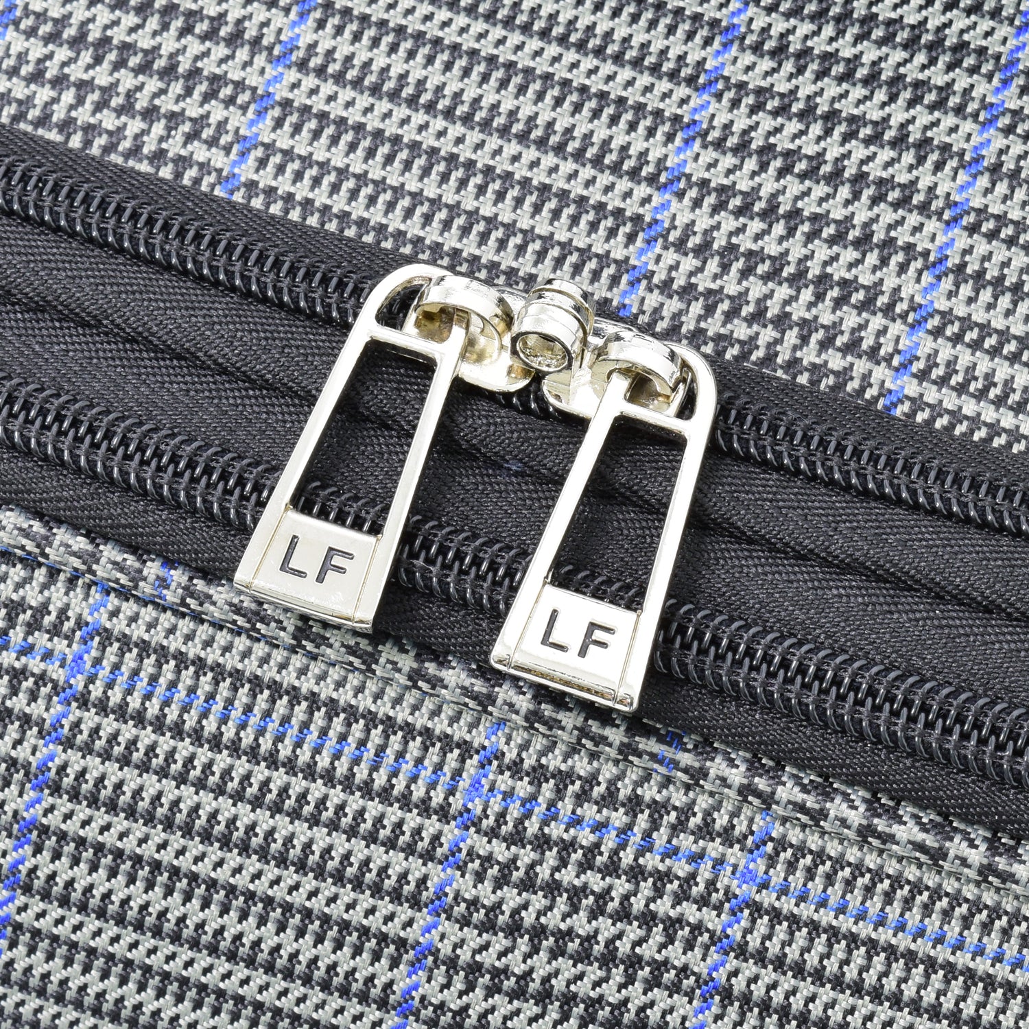 Grey Sapphire Plaid