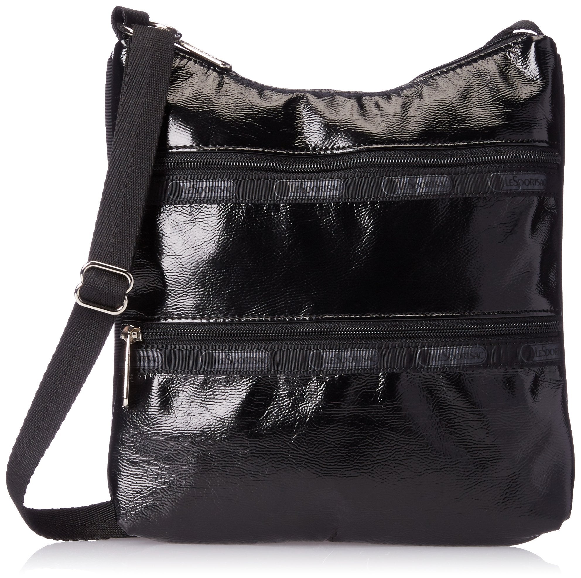 Black Crinkle Patent