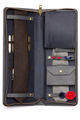 Hook and Albert Waxed Canvas Accessories Travel Kit