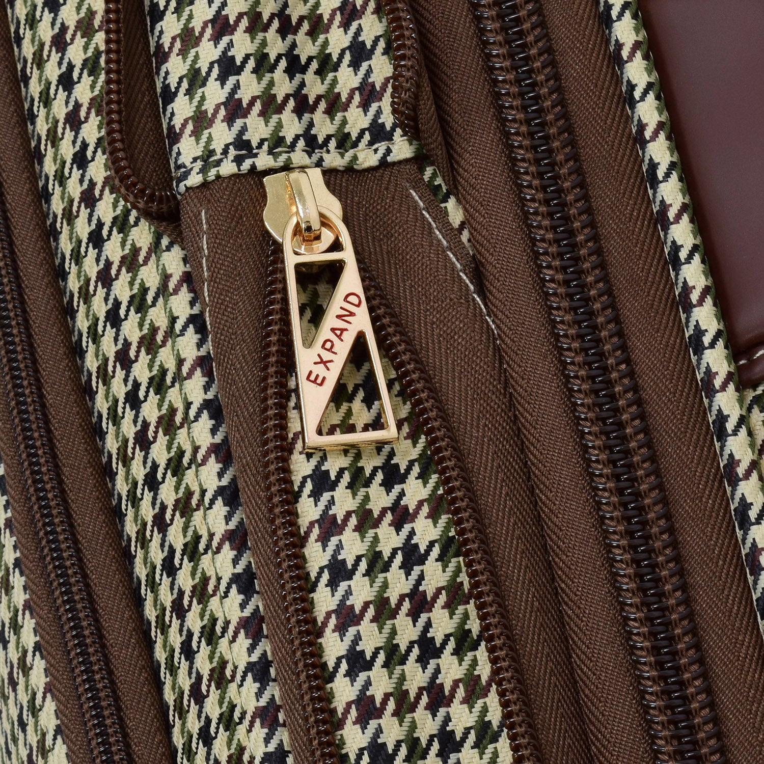 Olive Houndstooth
