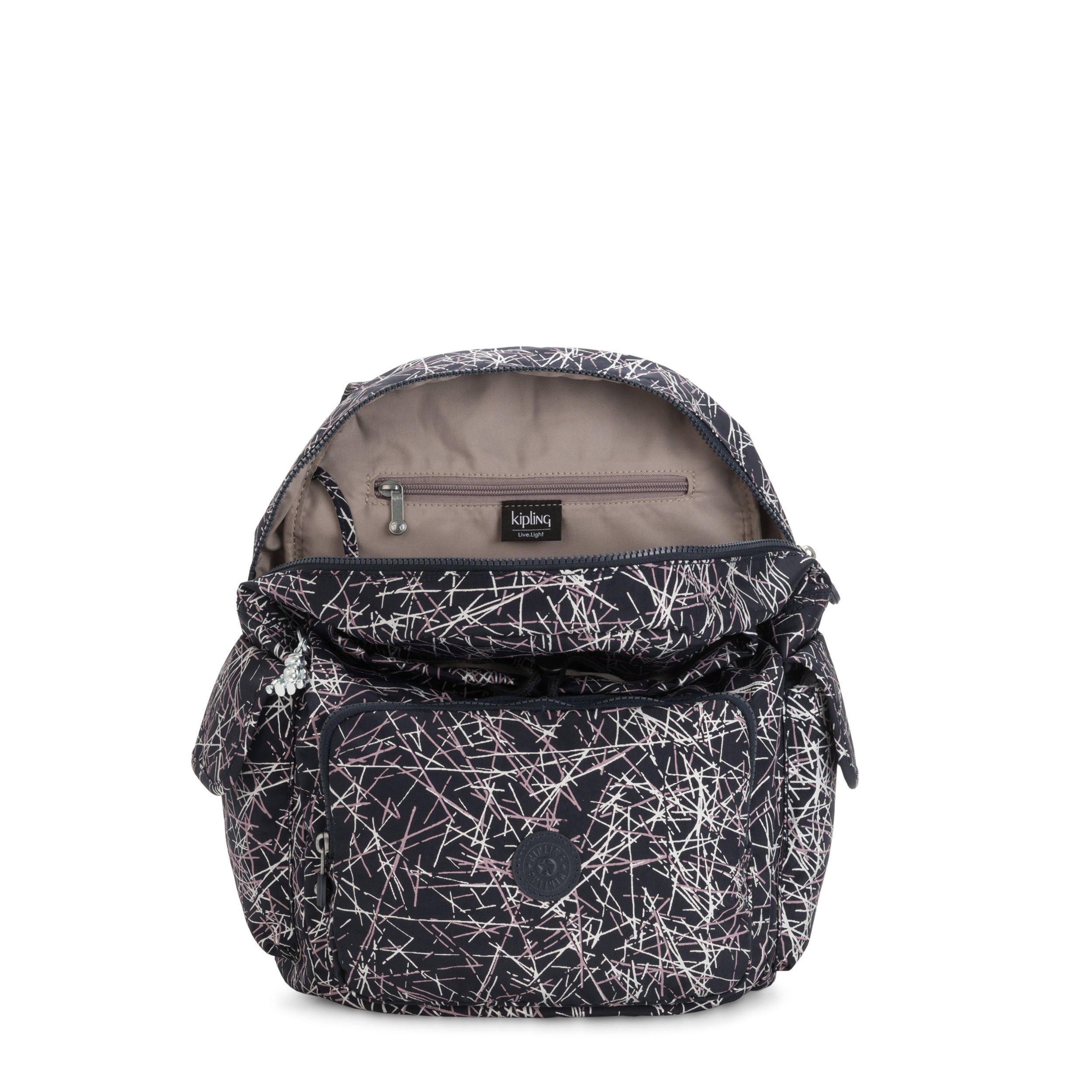 Navy Stick Print