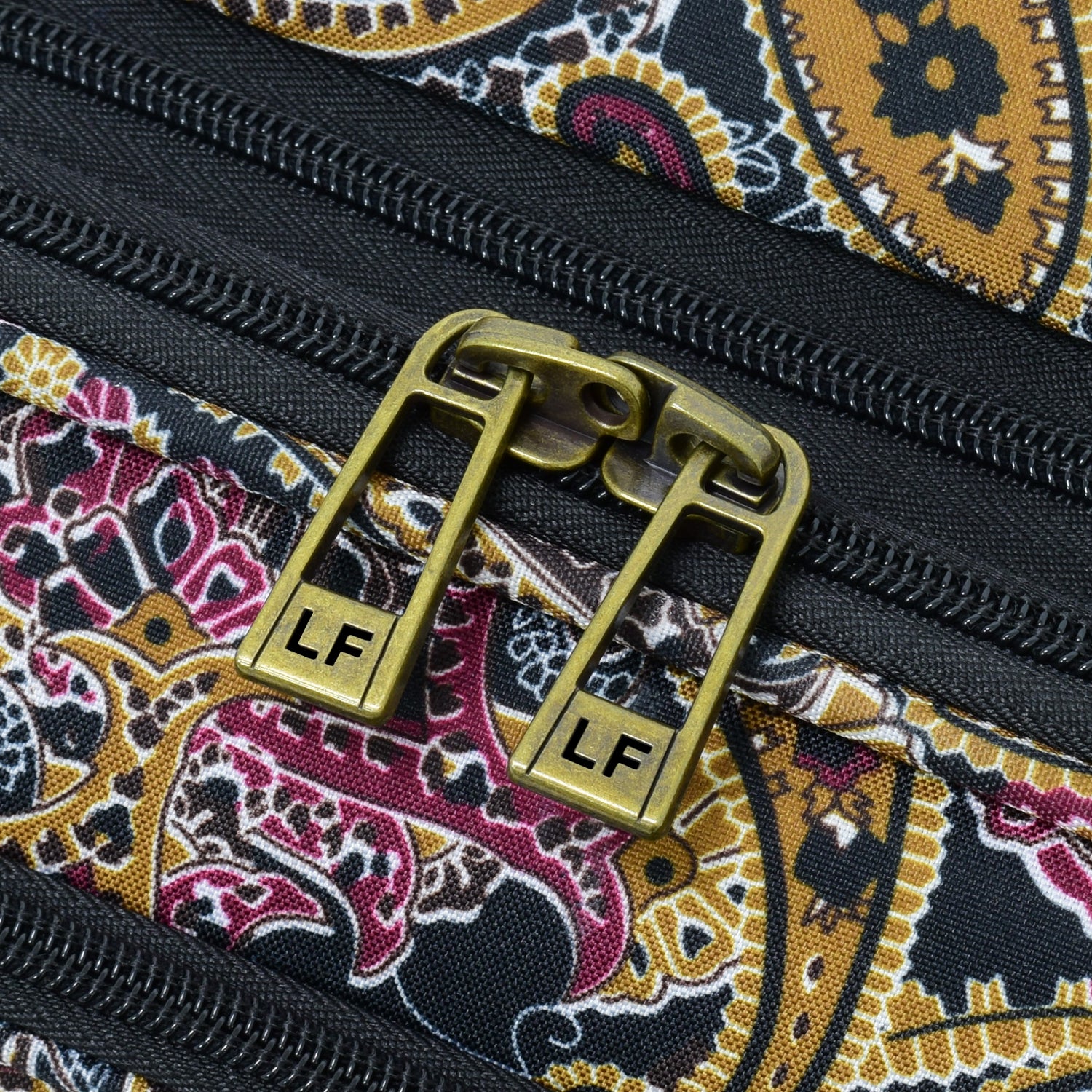 Black Gold Plum Paisley