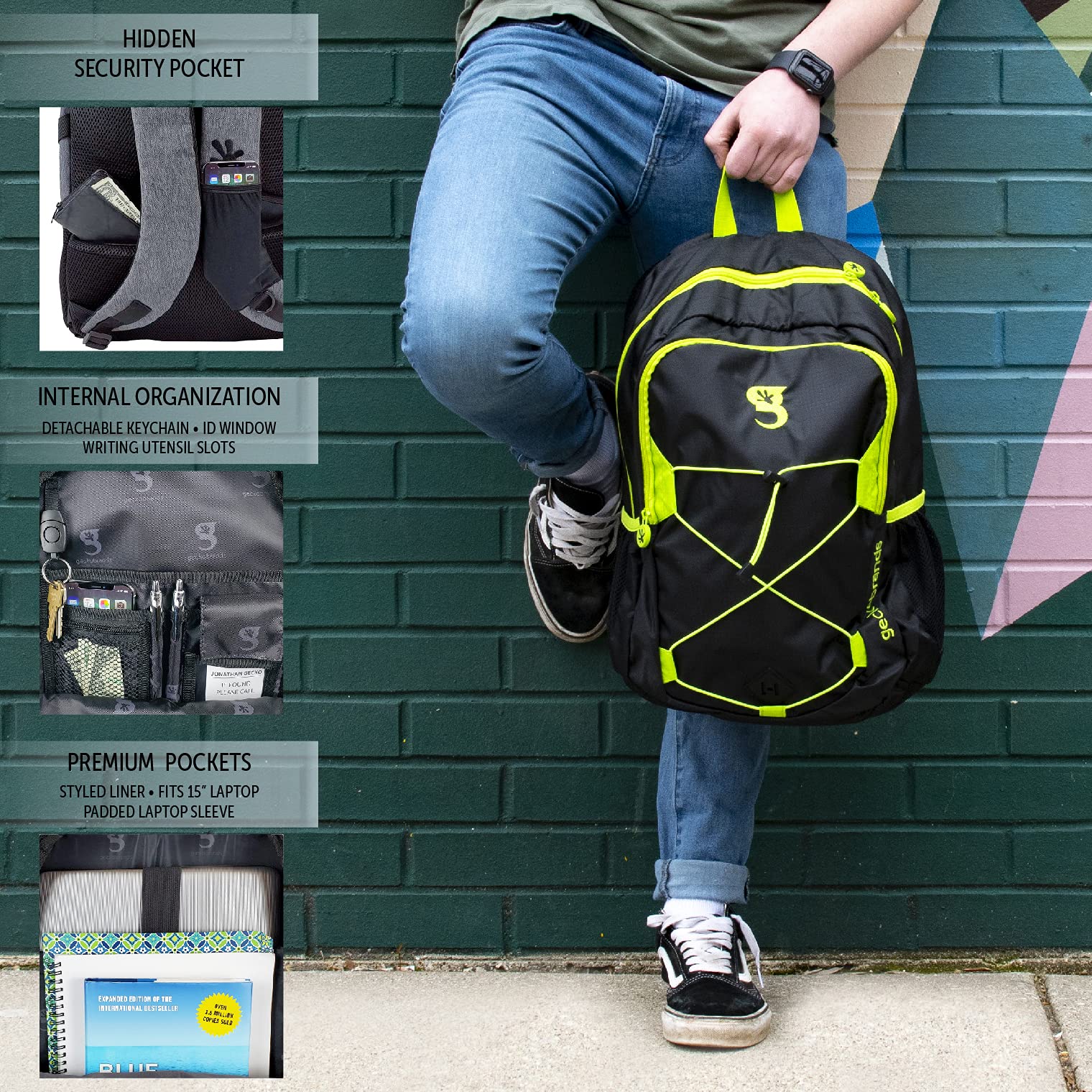 Black/Neon Green