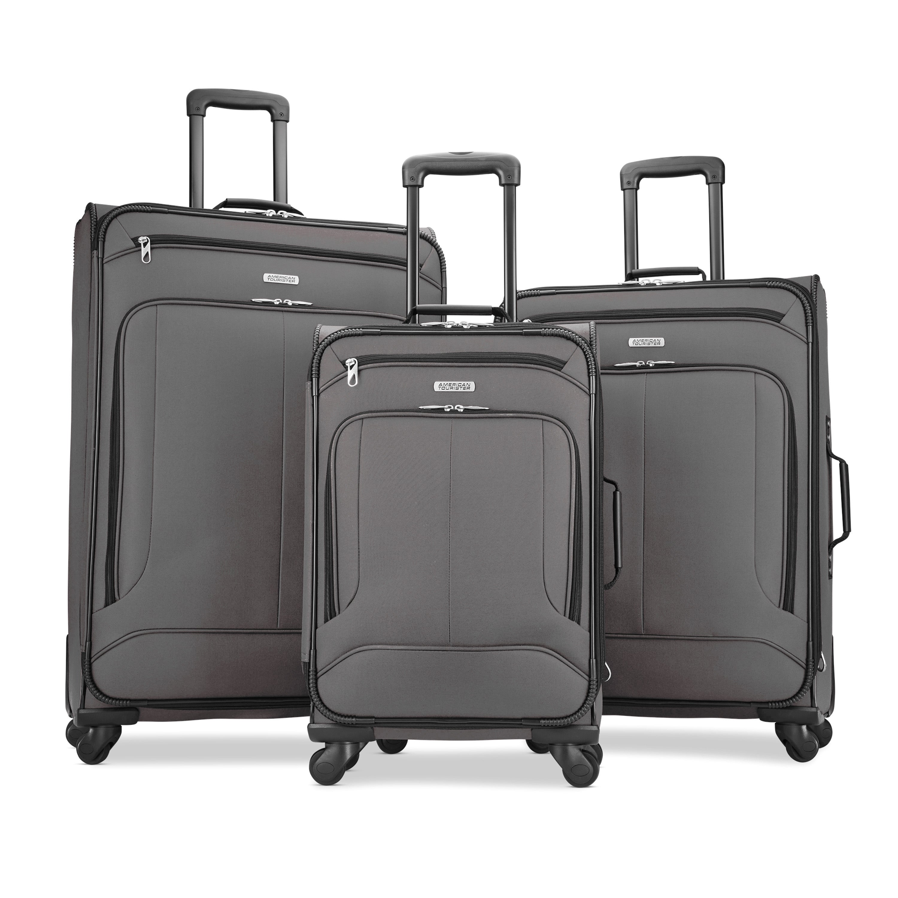 Buy Citizen Journey Pulse Trolley Bag for Travel Set of 3 (57 cm Small, 68  cm Medium & 78 cm Large) Luggage Bag | Polyester Soft Suitcase for Travel  with 4 Wheels