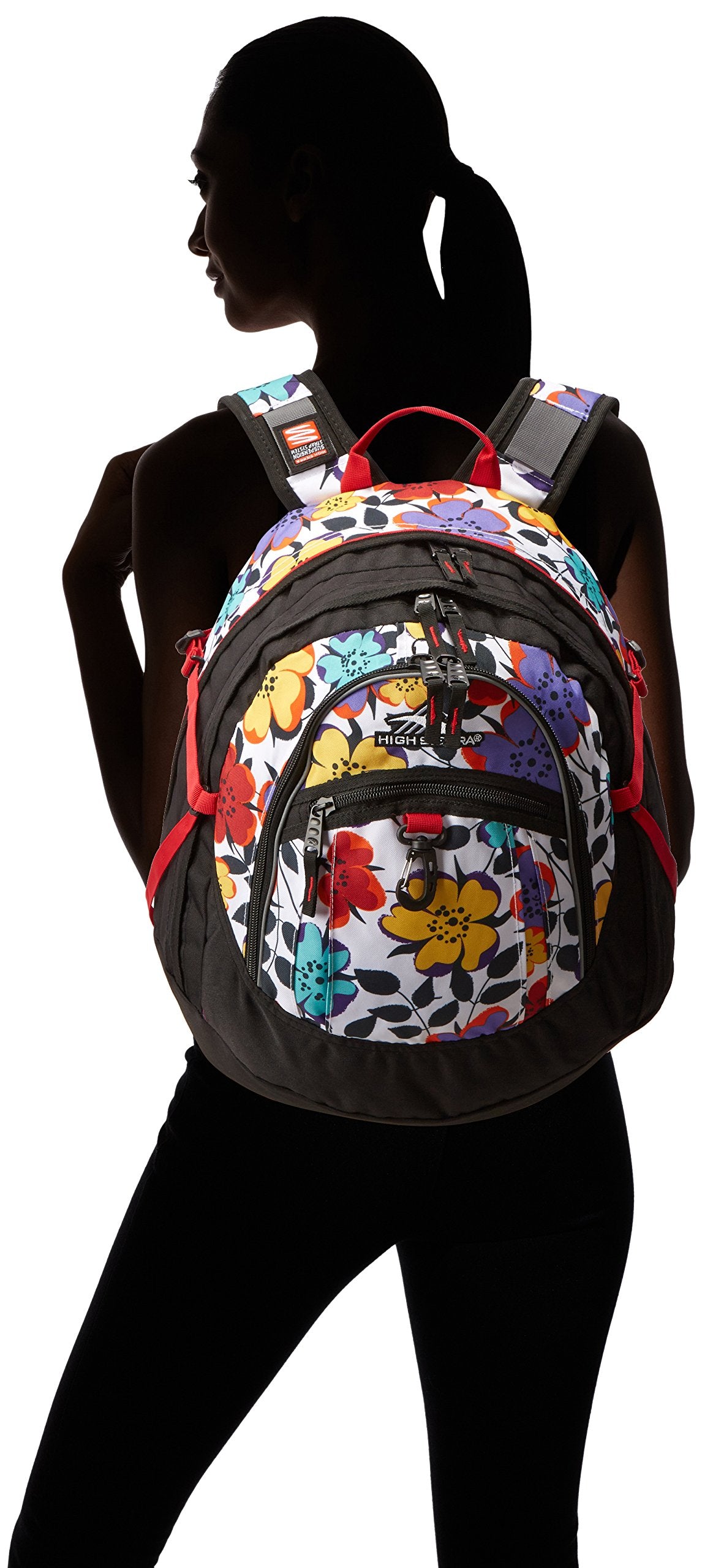 Flower Pop/Black/Crimson