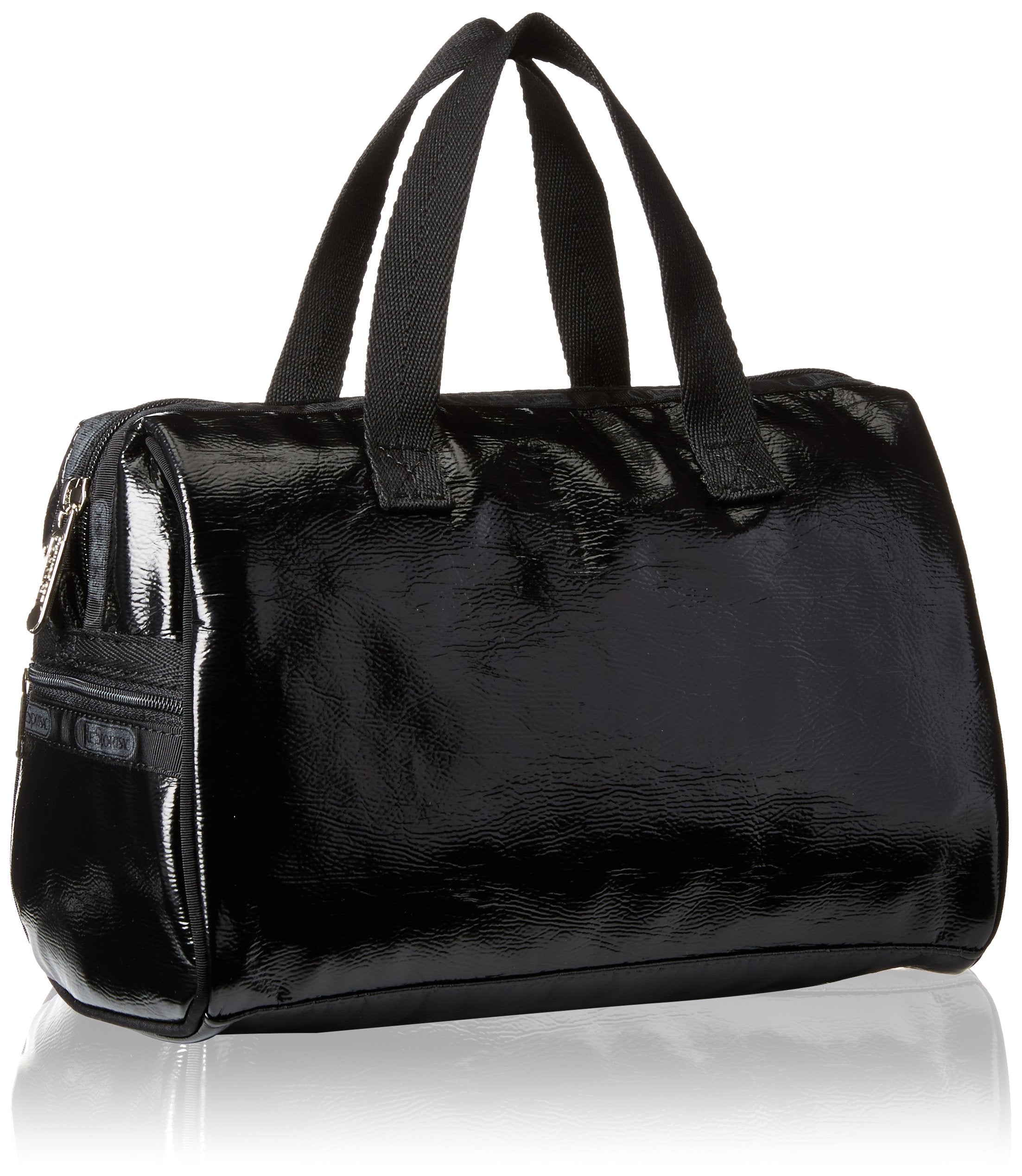 Black Crinkle Patent
