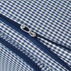 Navy/White Gingham Check