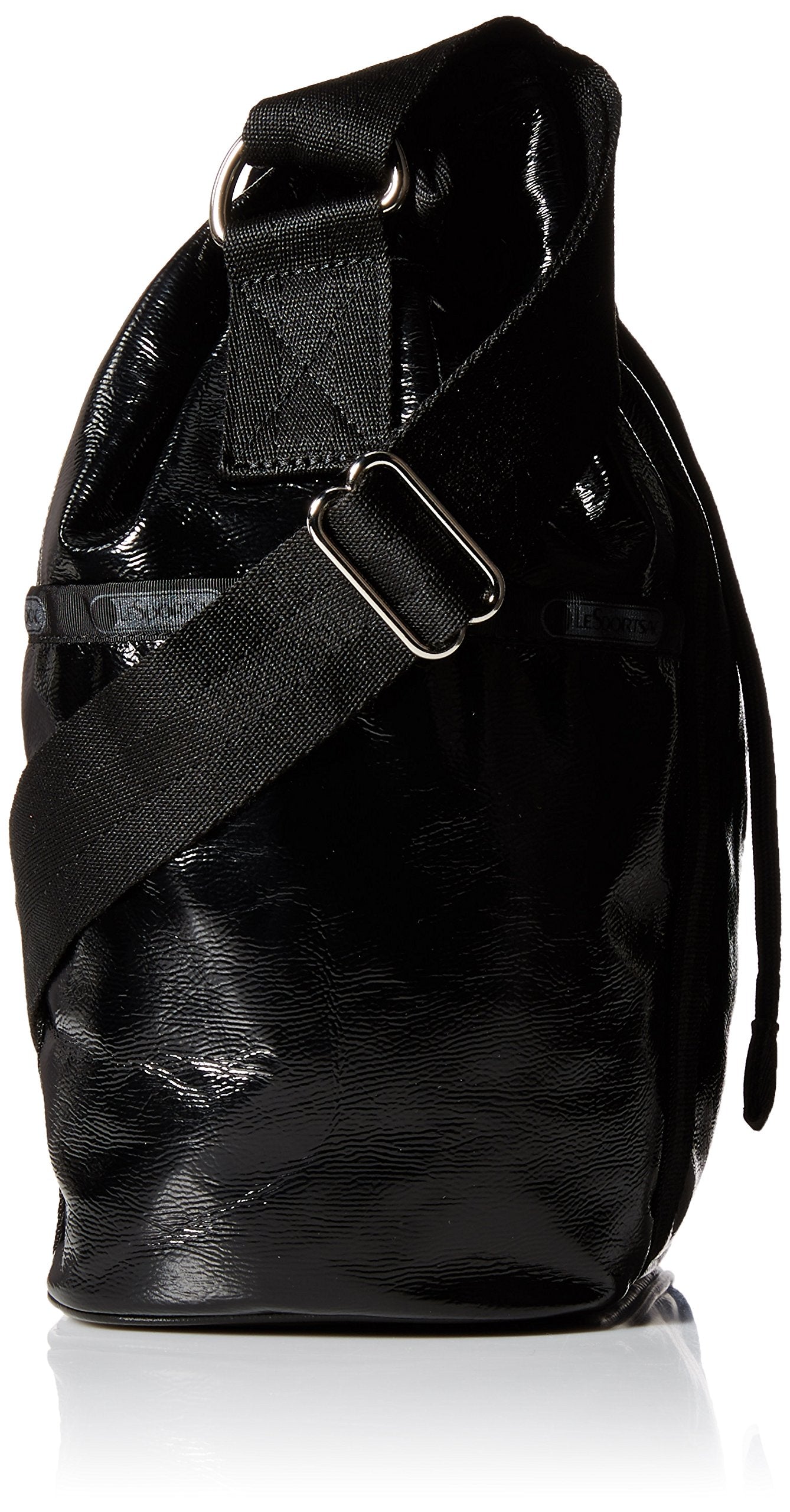 Black Crinkle Patent
