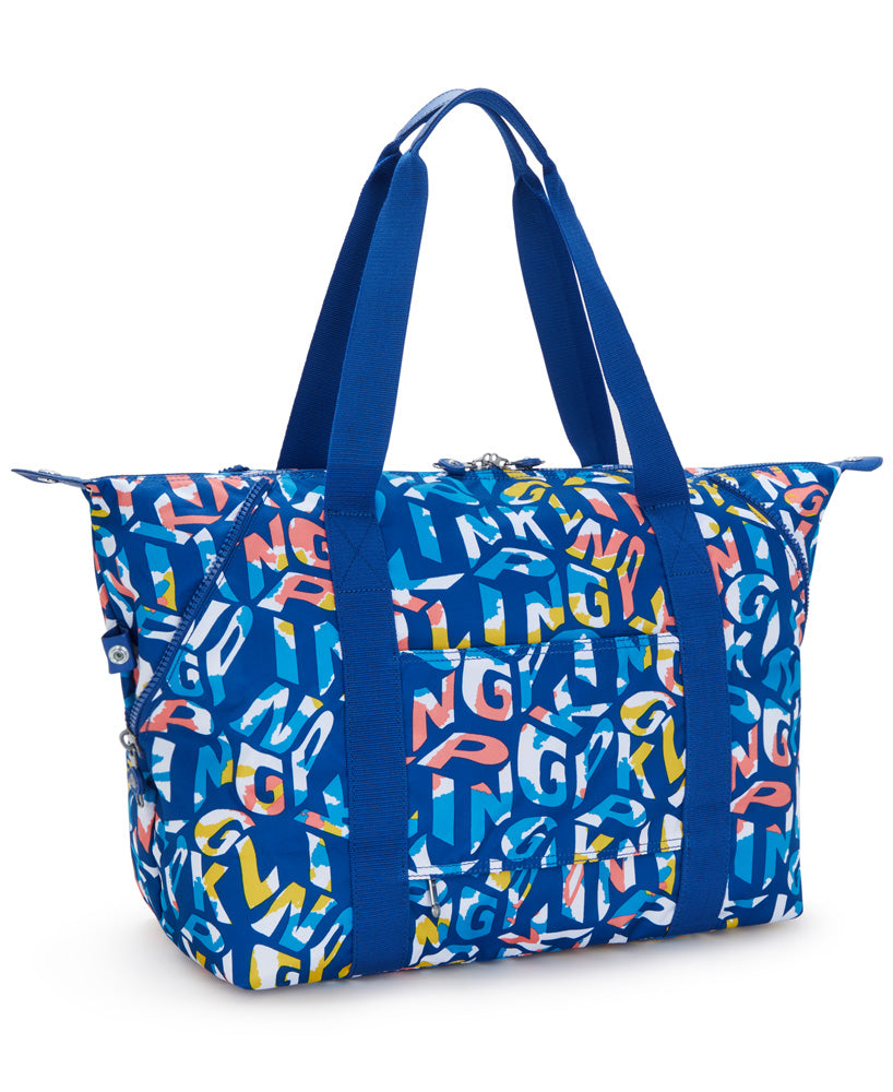 Kipling Art Medium Lite Tote Bag Deep Sky Blue C