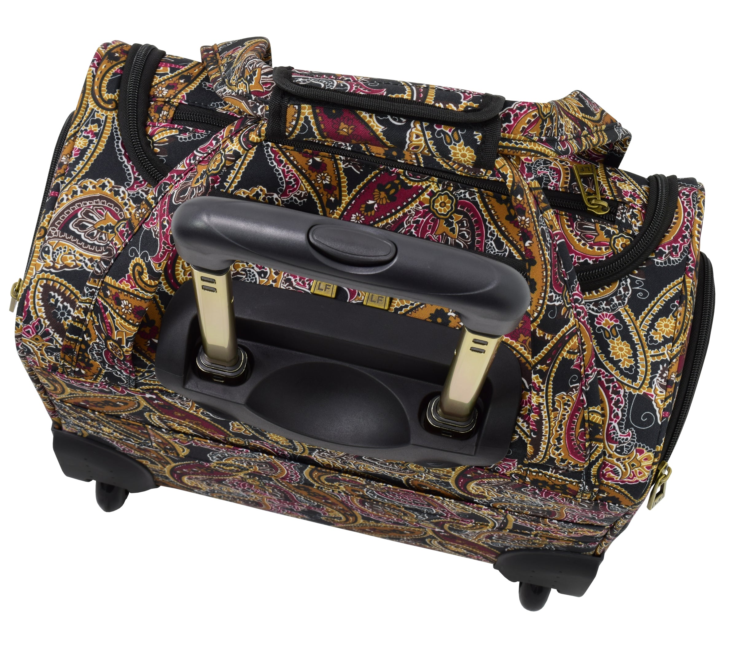 Black Gold Plum Paisley