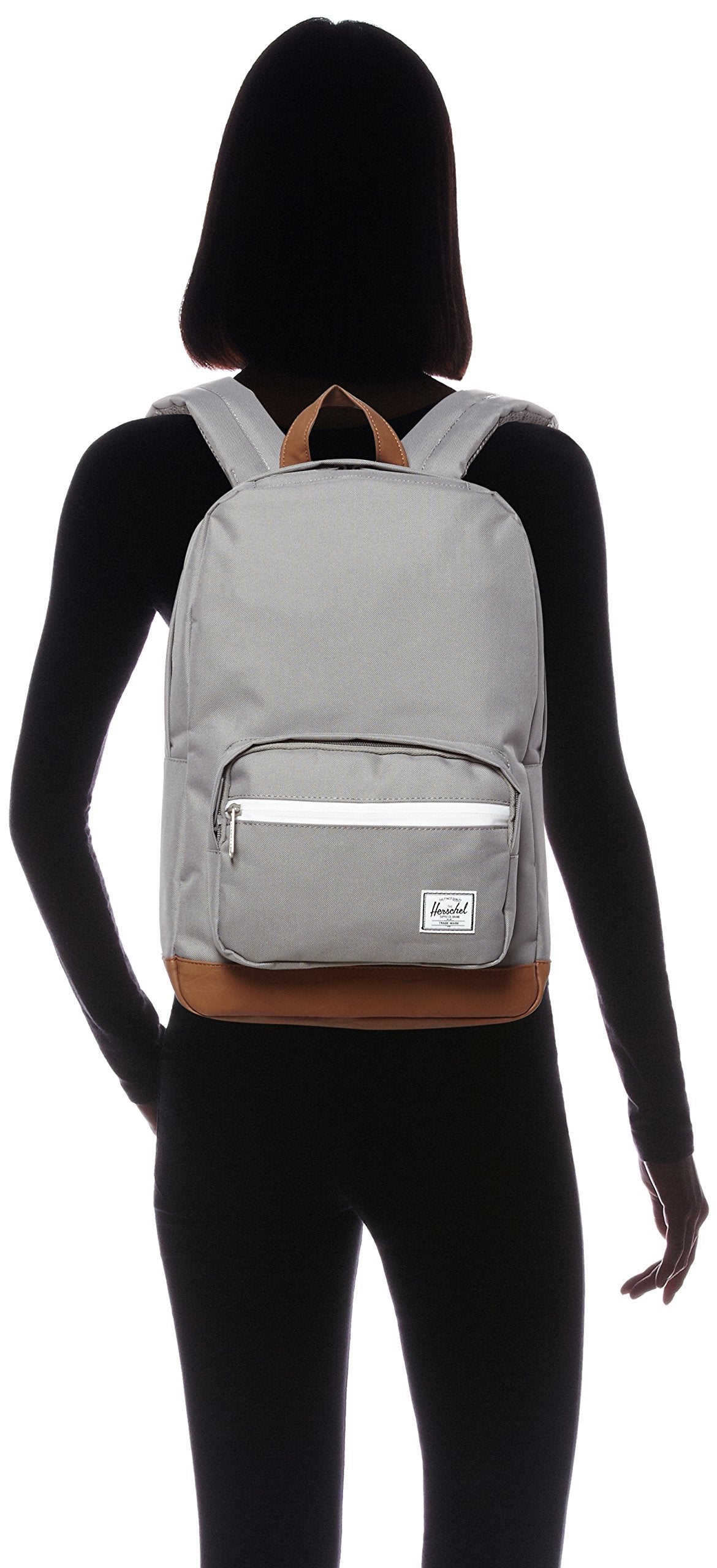 Grey/Tan Synthetic Leather