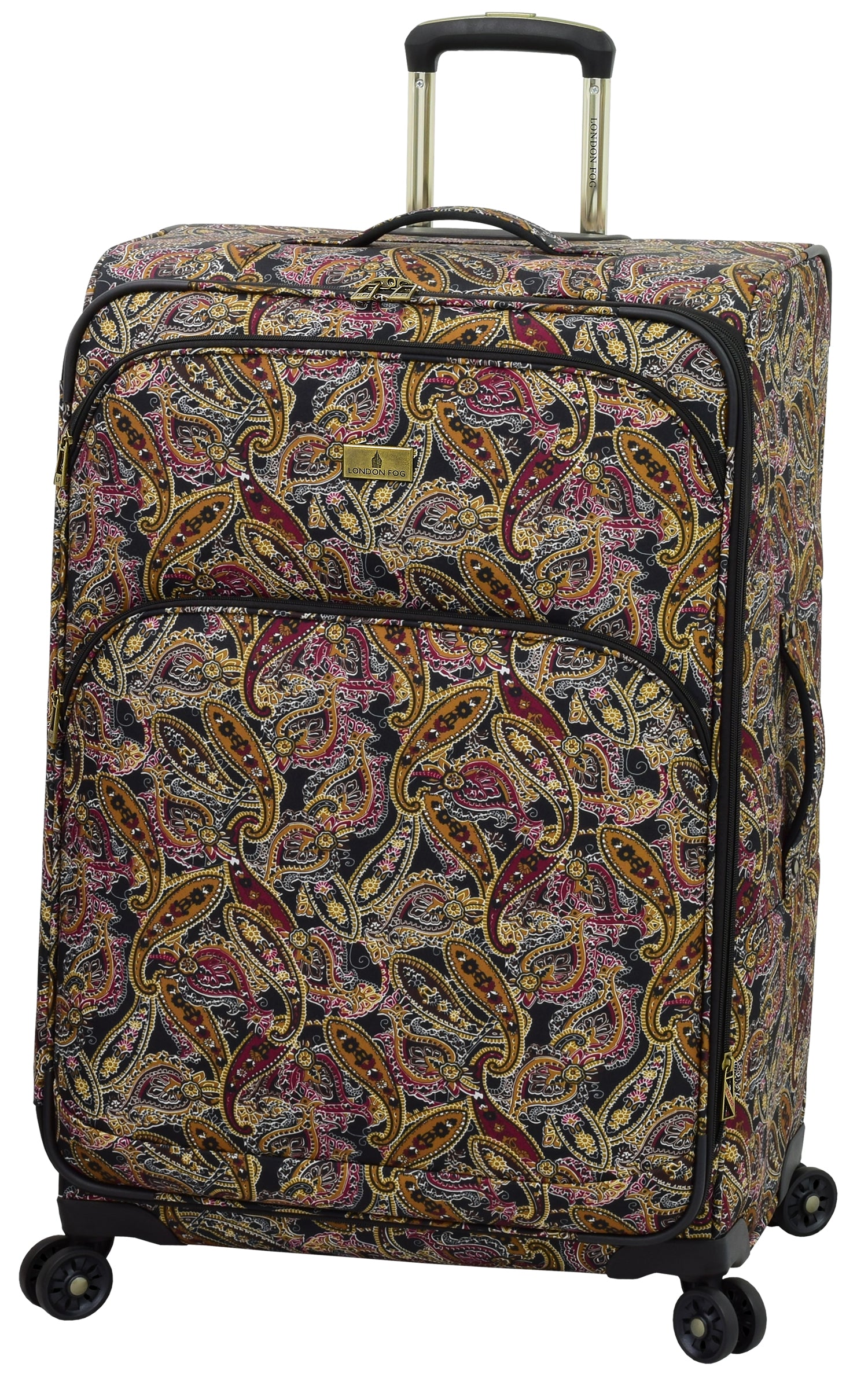 Black Gold Plum Paisley