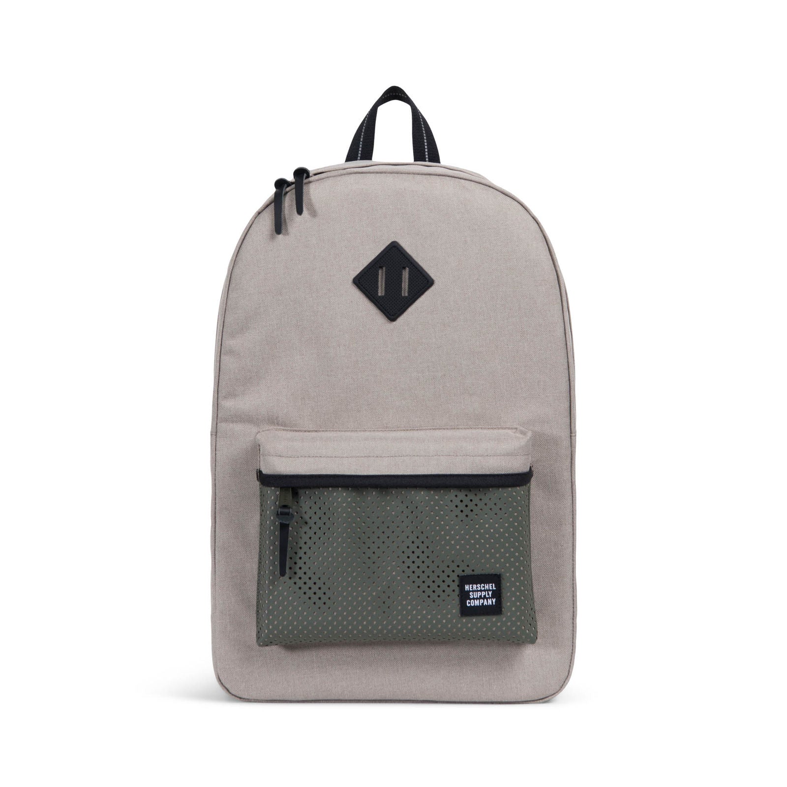 Light Khaki Crosshatch/Forest Night/Black Rubber