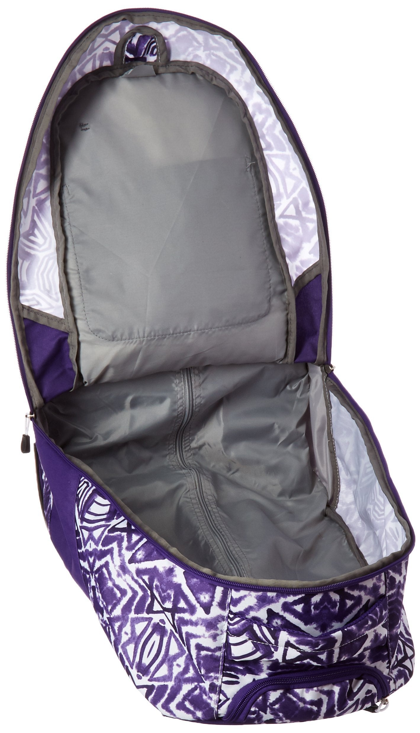 Shibori/Deep Purple/White