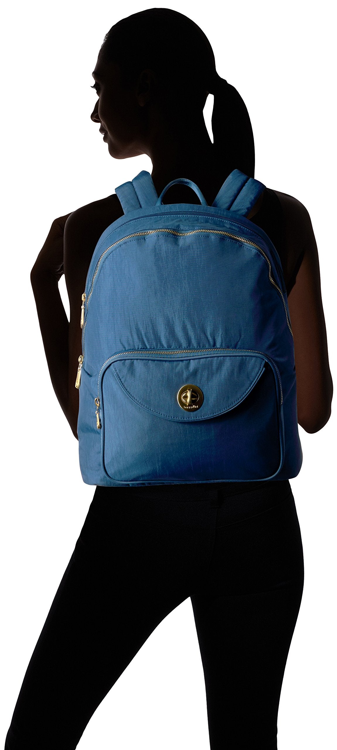 baggallini brussels laptop black backpack Baggallini Brussels Laptop Backpack – Luggage Online