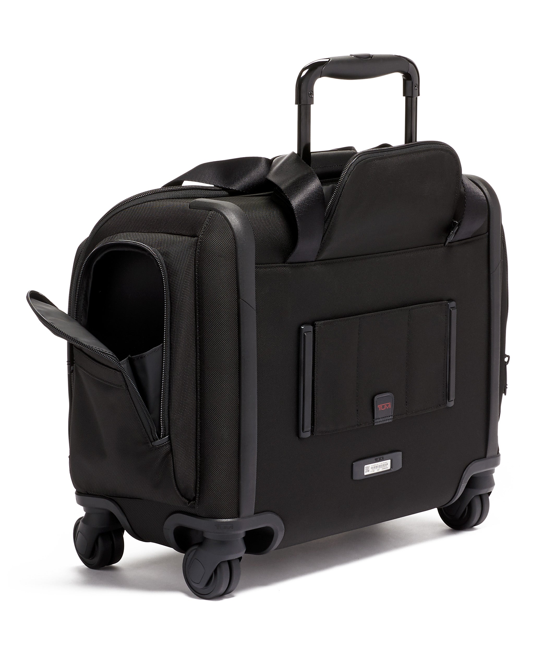 Wheeled Duffel Tumi Black Duffel Bag TUMI Alpha Compact 4-Wheel