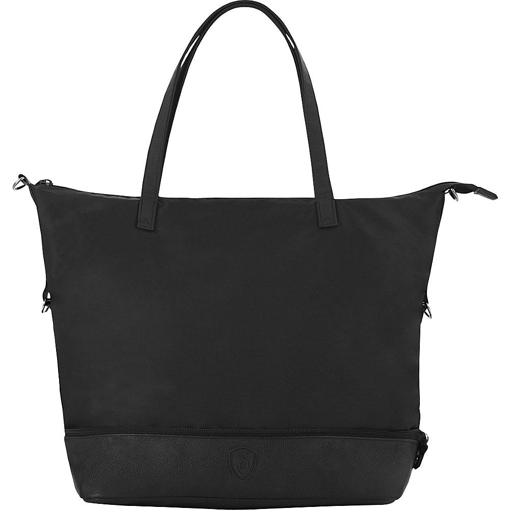 Heys America Zip Packaway Tote - Black/lime
