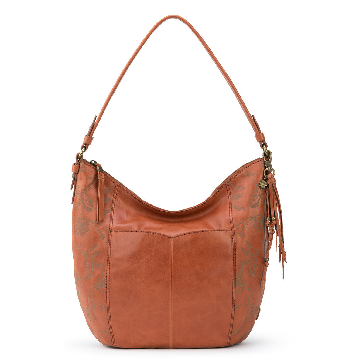 Chestnut Floral Etch