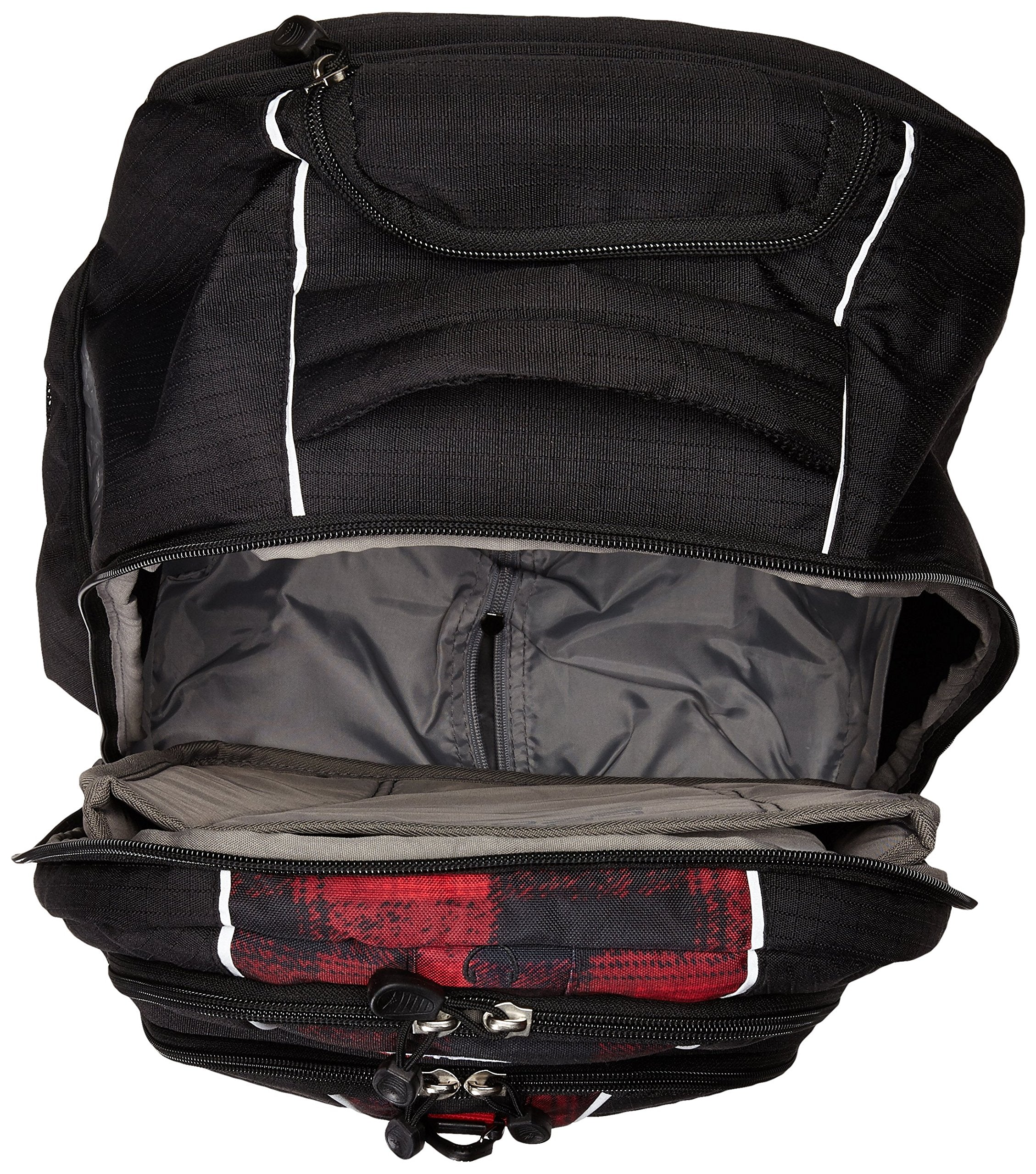 Black/Buffalo Plaid/Crimson