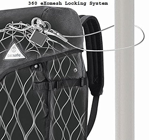 pacsafe Travelsafe 12L GII Portable Safe Black pacsafe Travelsafe 12L GII Portable Safe Black