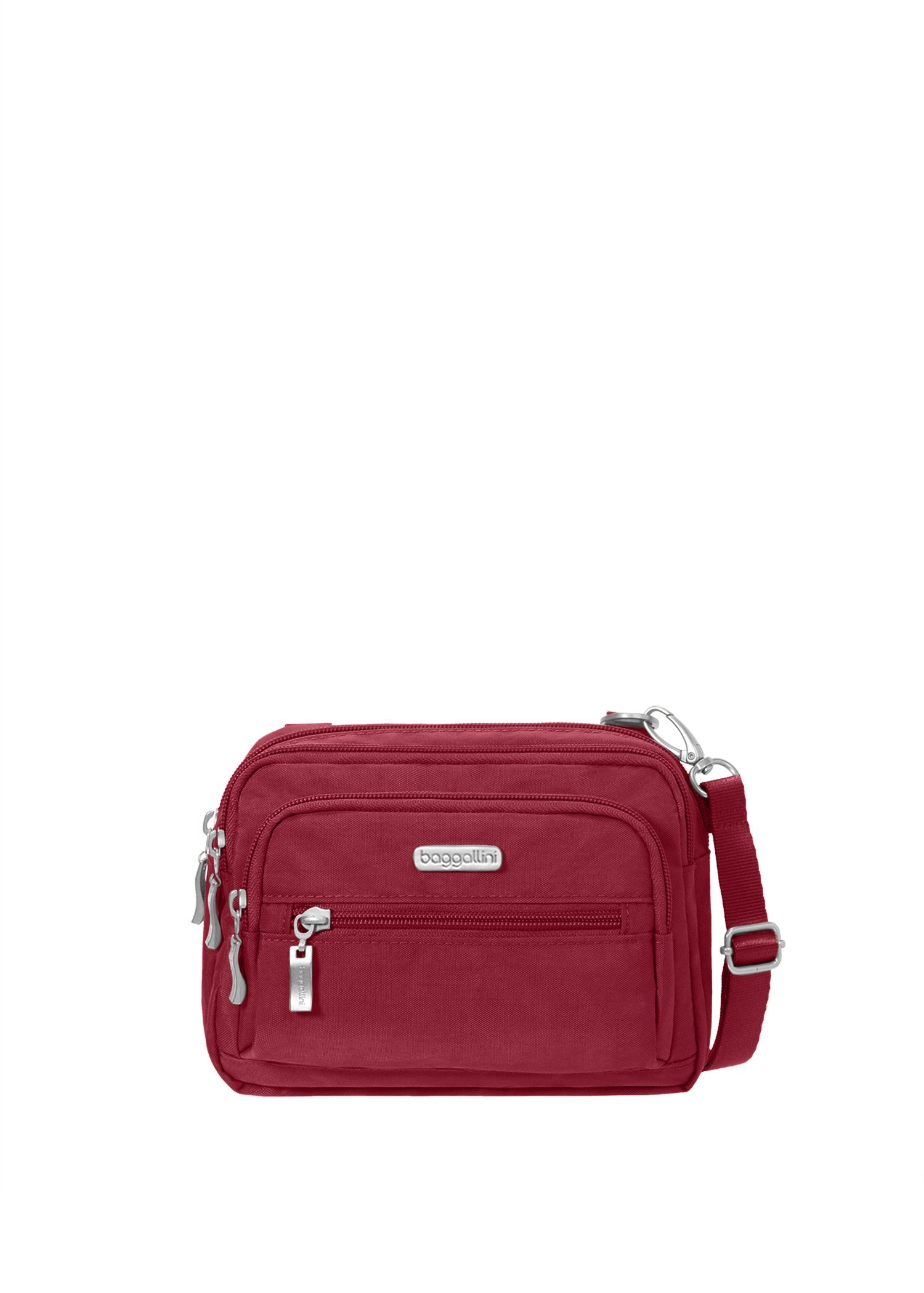 Baggallini Women's Triple Zip Bagg Small Crossbody Bag Baggallini Women's Triple Zip Bagg Small Crossbody Bag