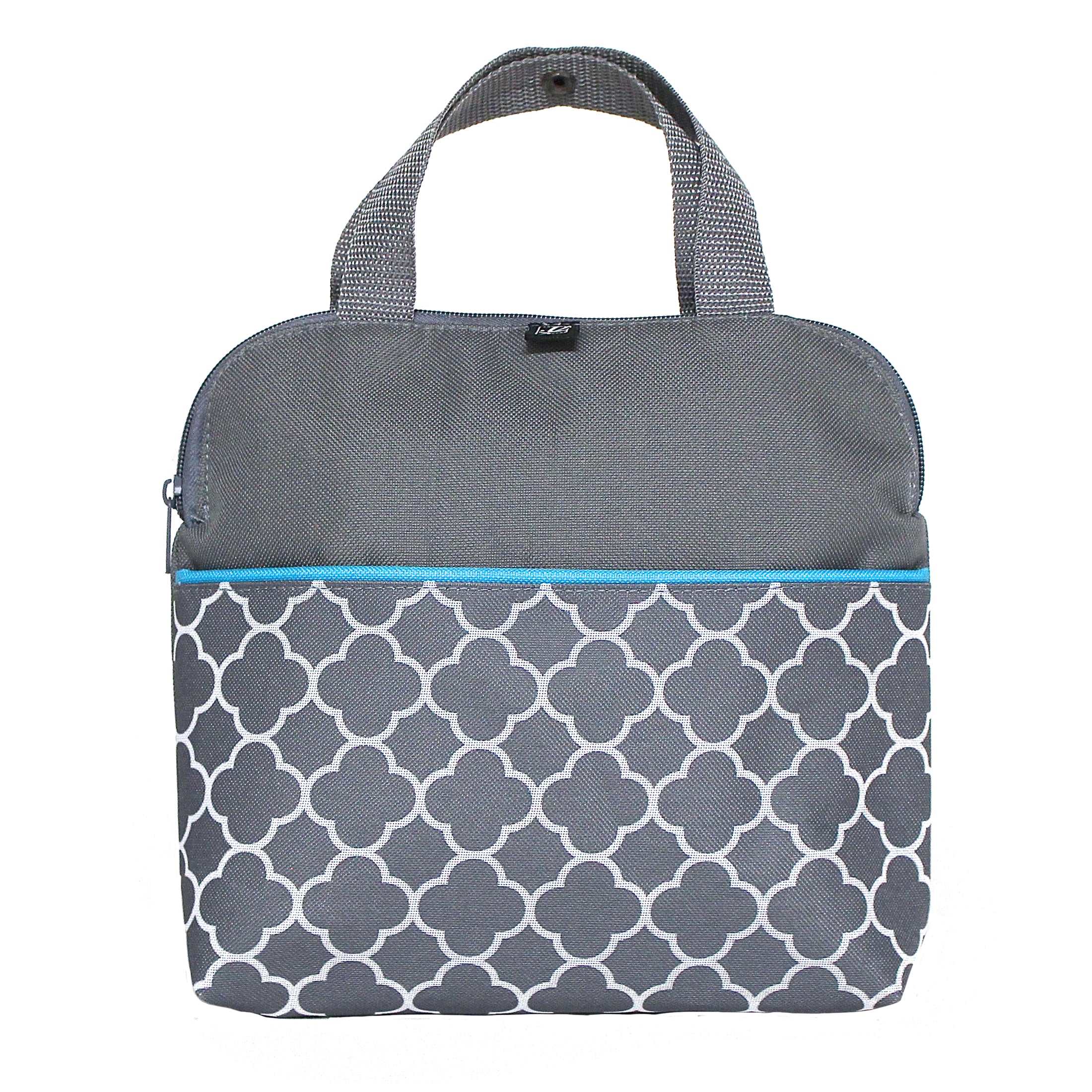 Grey / Teal Clover