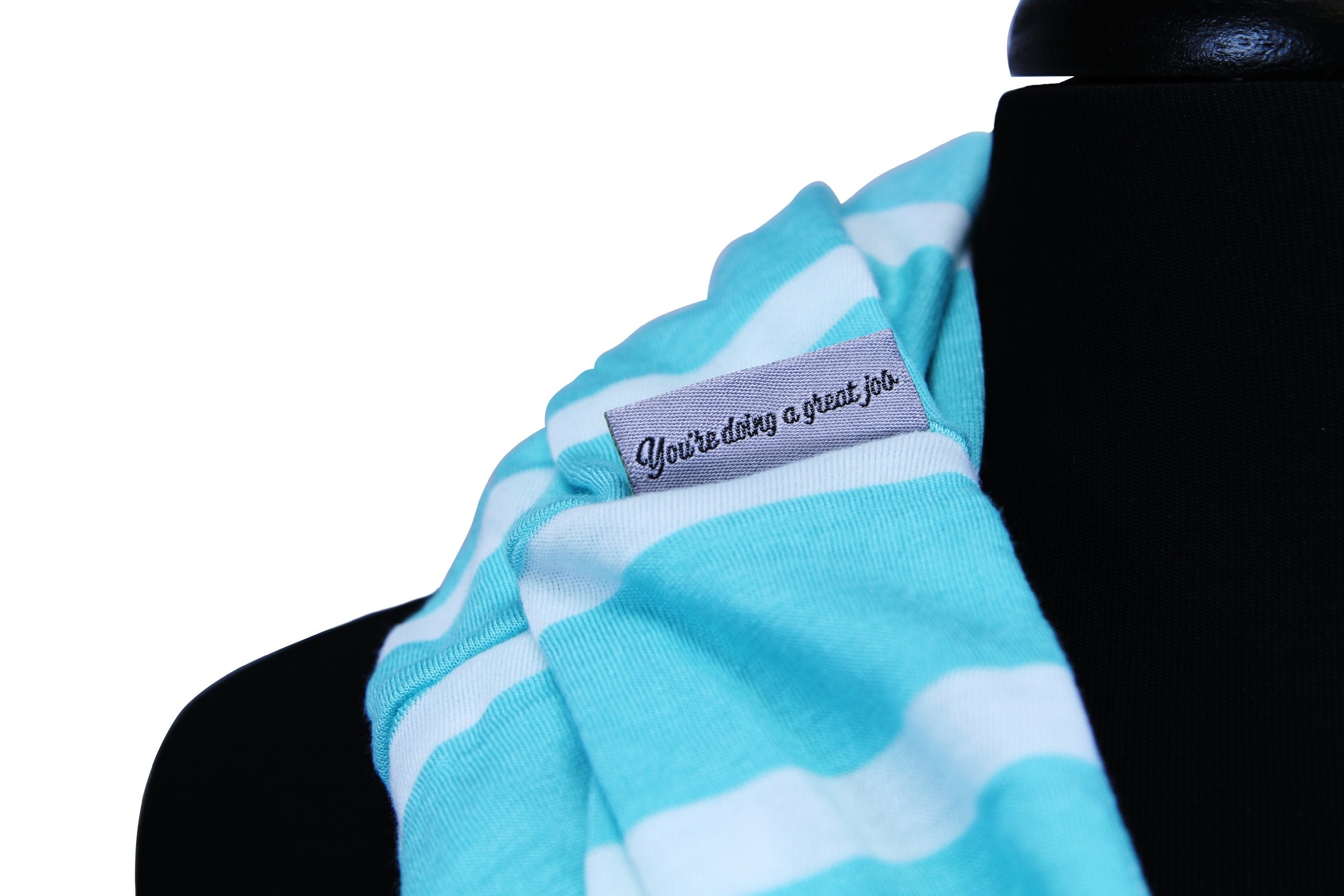 Turquoise Seaside Stripe