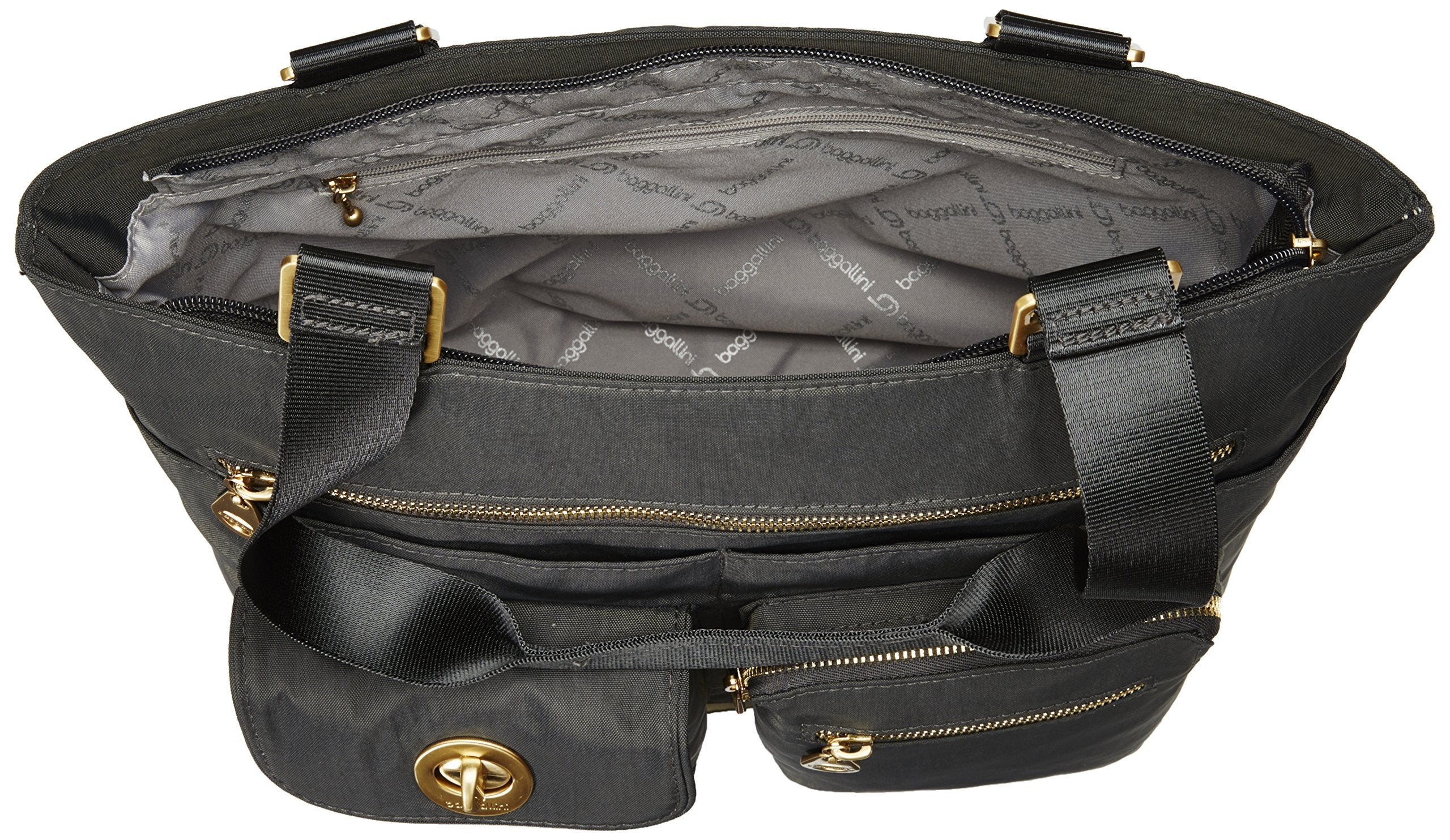 baggallini tulum travel tote bag black Baggallini Tulum Tote – Luggage Online