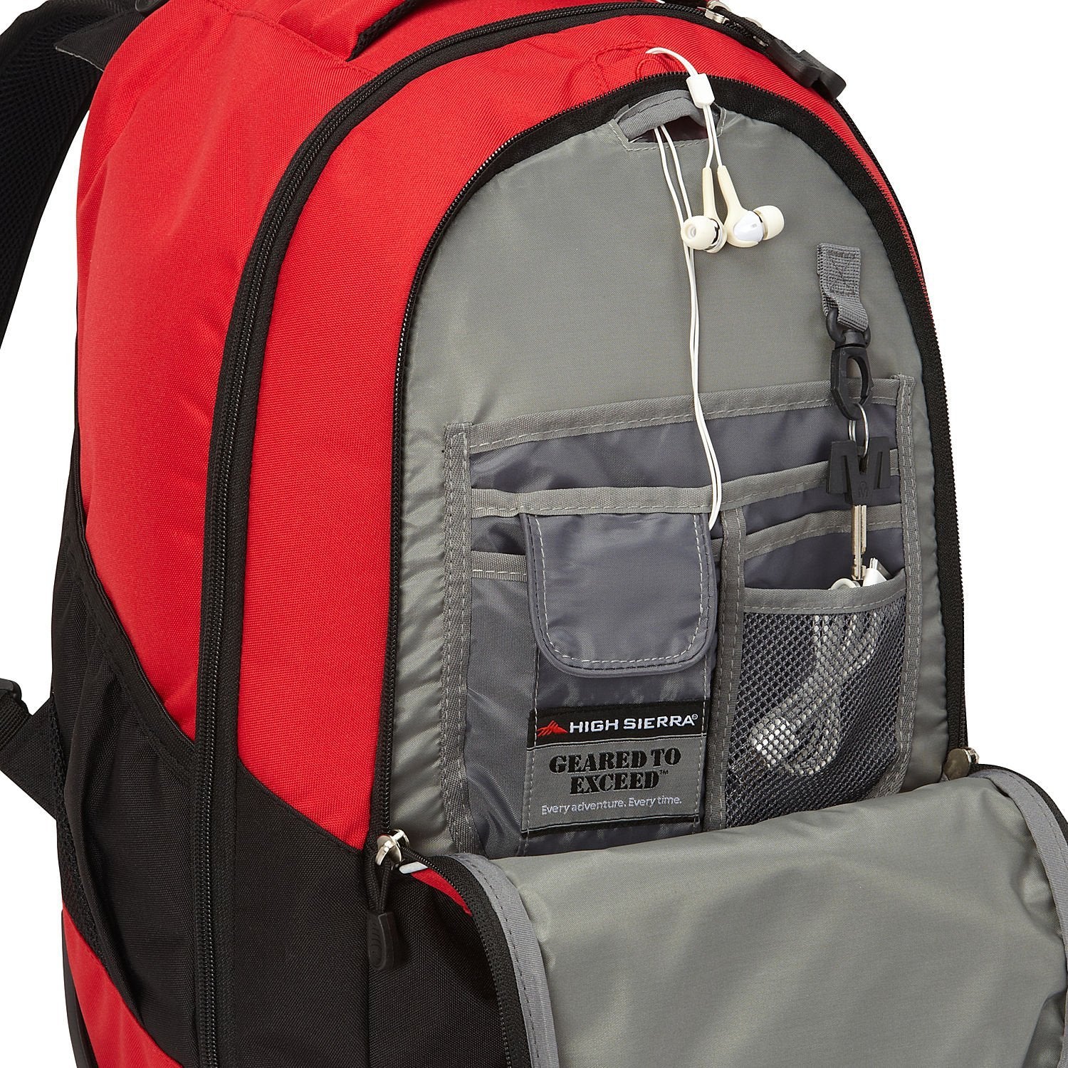 Carmine Red/Charcoal