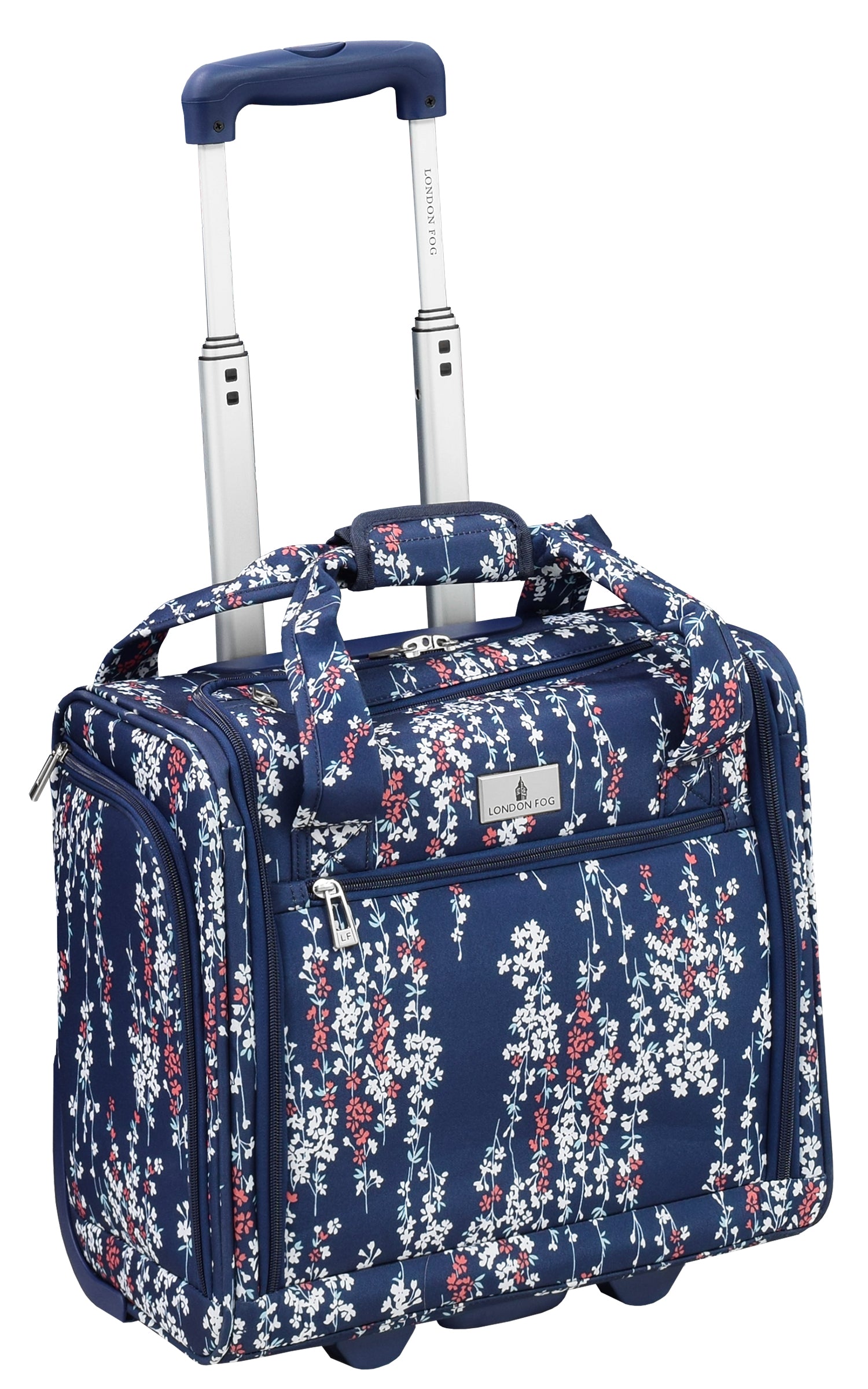 Navy White Floral