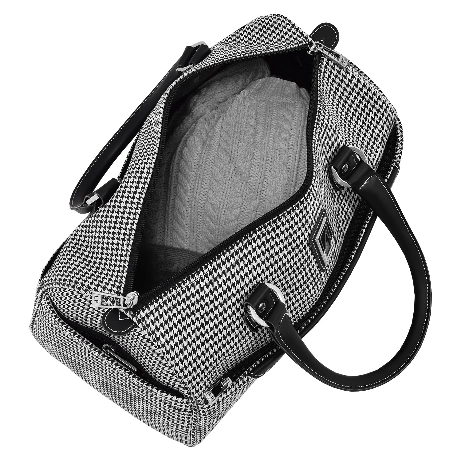 Black White Houndstooth