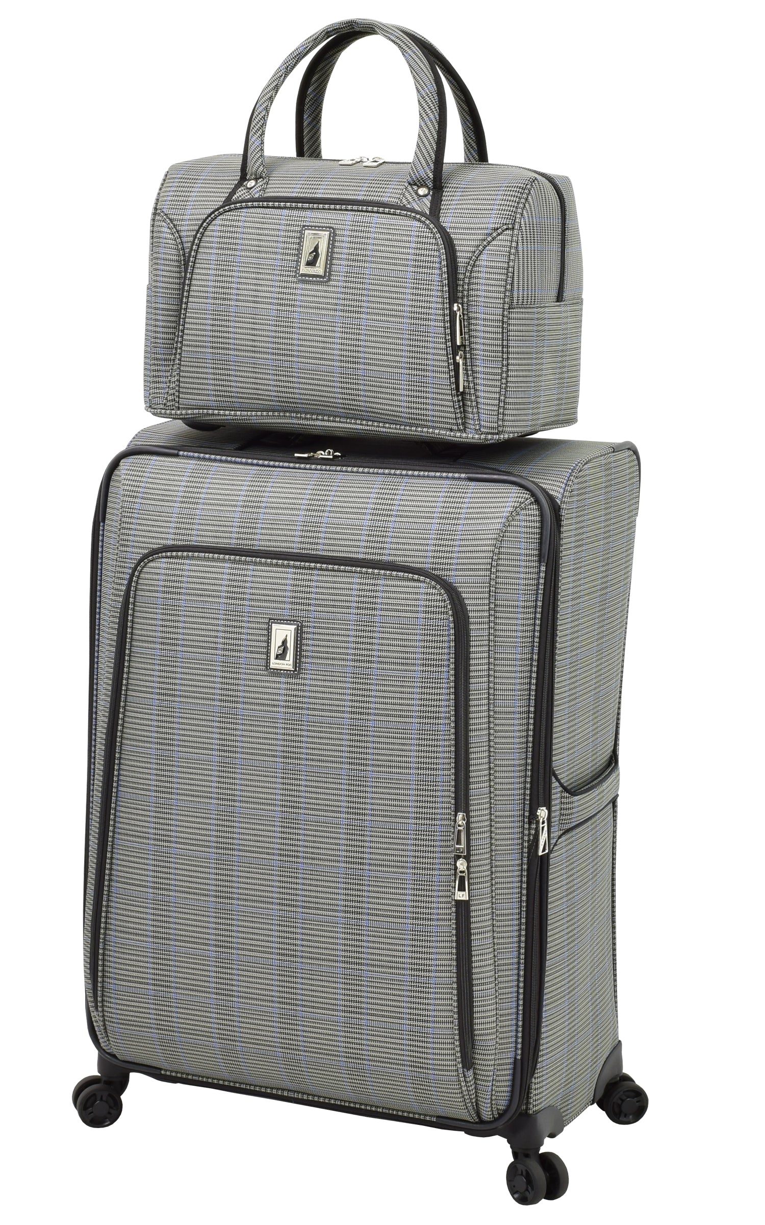 Grey Sapphire Plaid