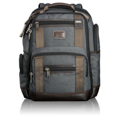 TUMI Alpha Bravo Men's Kingsville Deluxe Brief Pack Anthracite