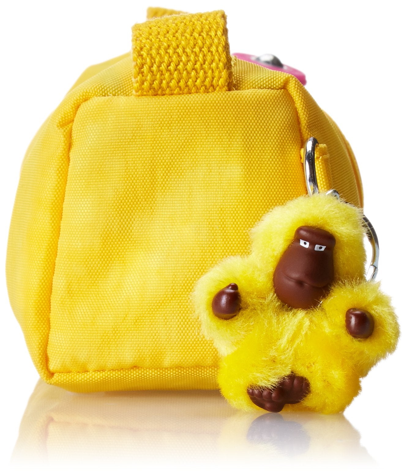 11055 KIPLING Uki Large Pouch YELLOW MONKEY HEAD PRINT