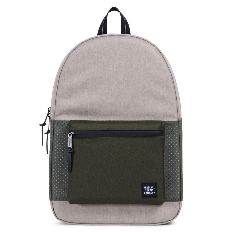 Light Khaki Crosshatch/Forest Night