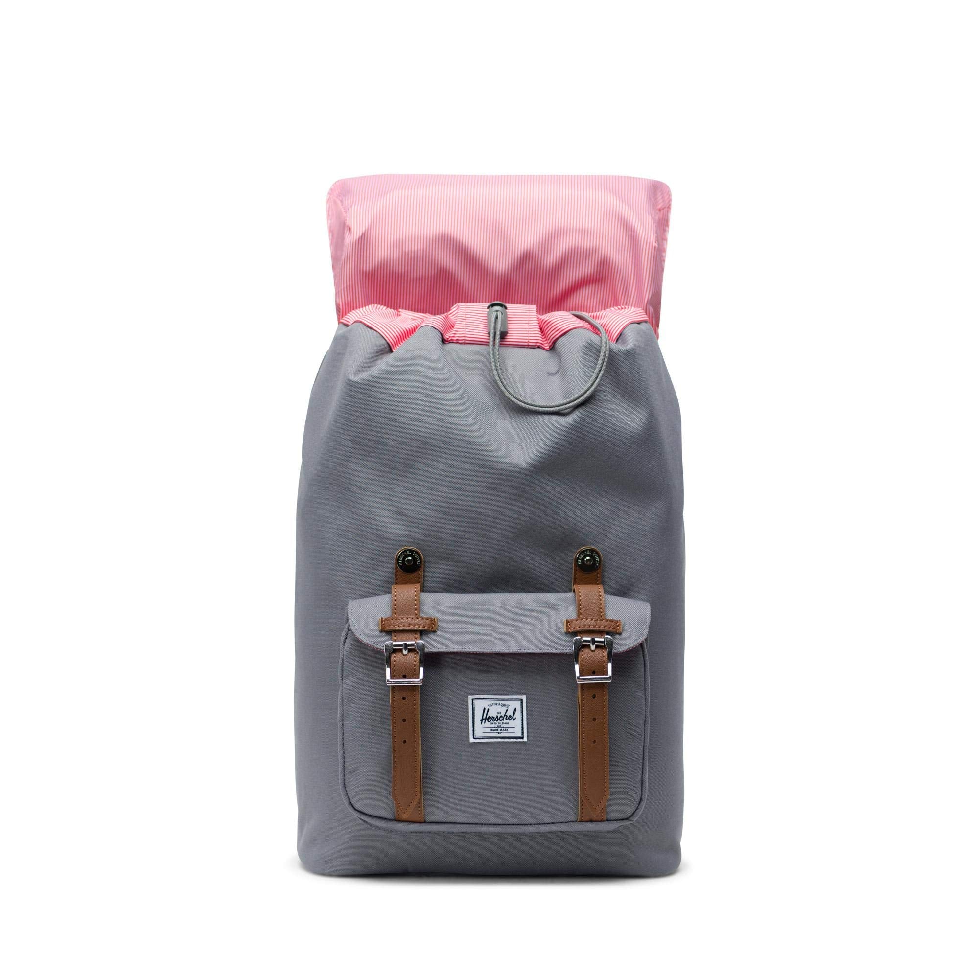 Grey/Tan Synthetic Leather