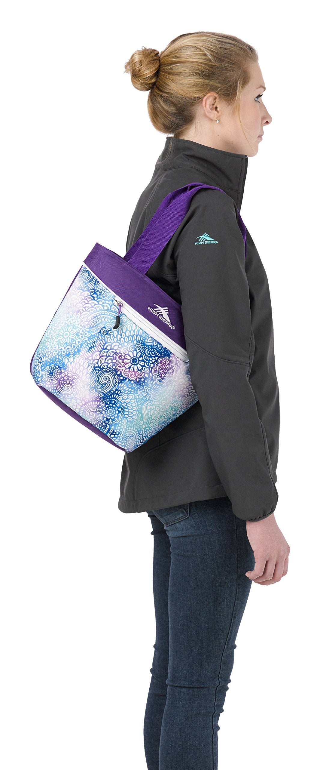 Flower Daze/Deep Purple/White