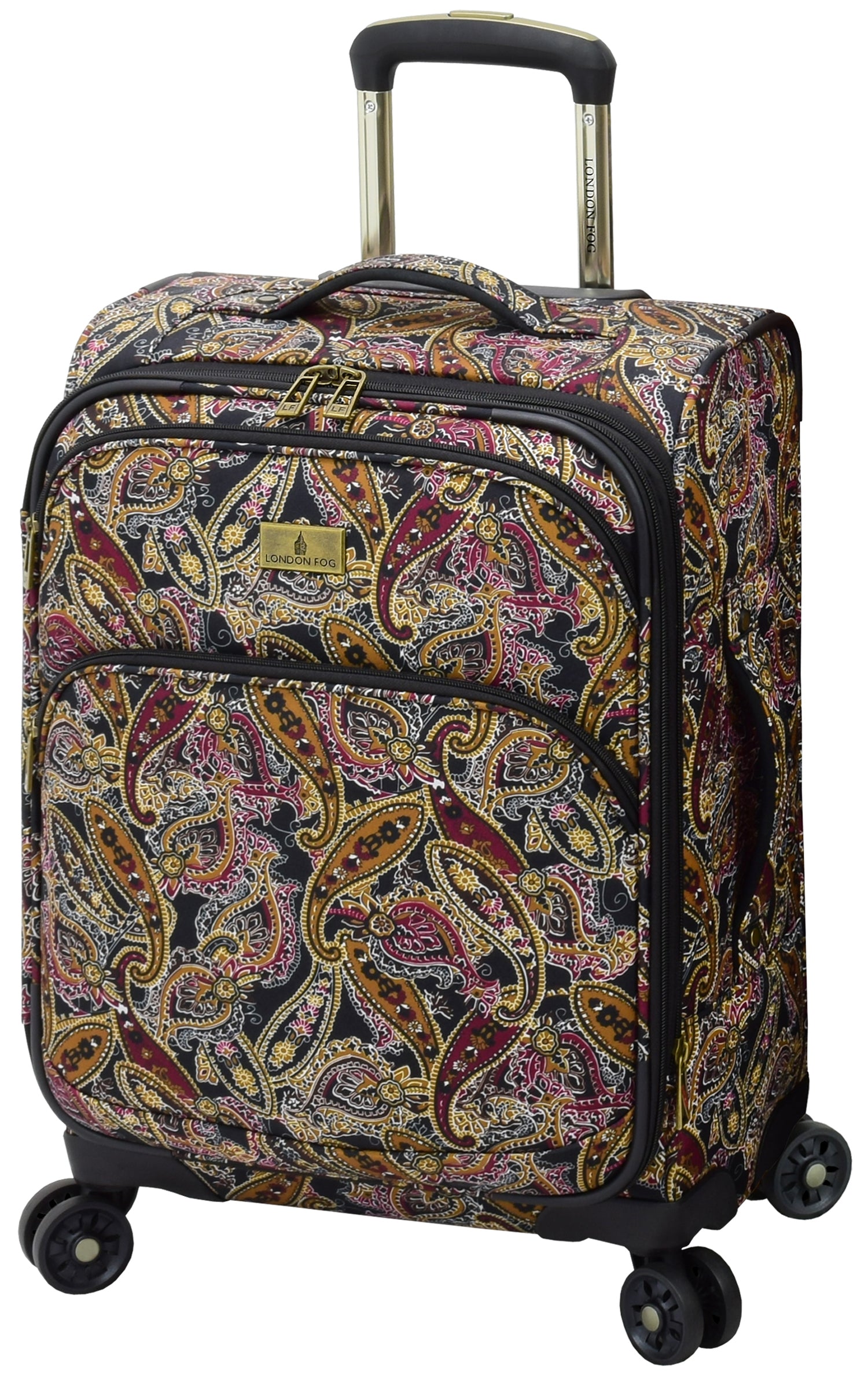 Black Gold Plum Paisley