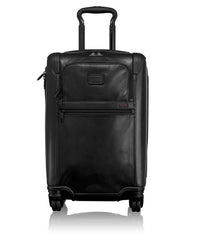 TUMI Alpha Leather Travel Men's International Expandable 4 Wheel Carry On