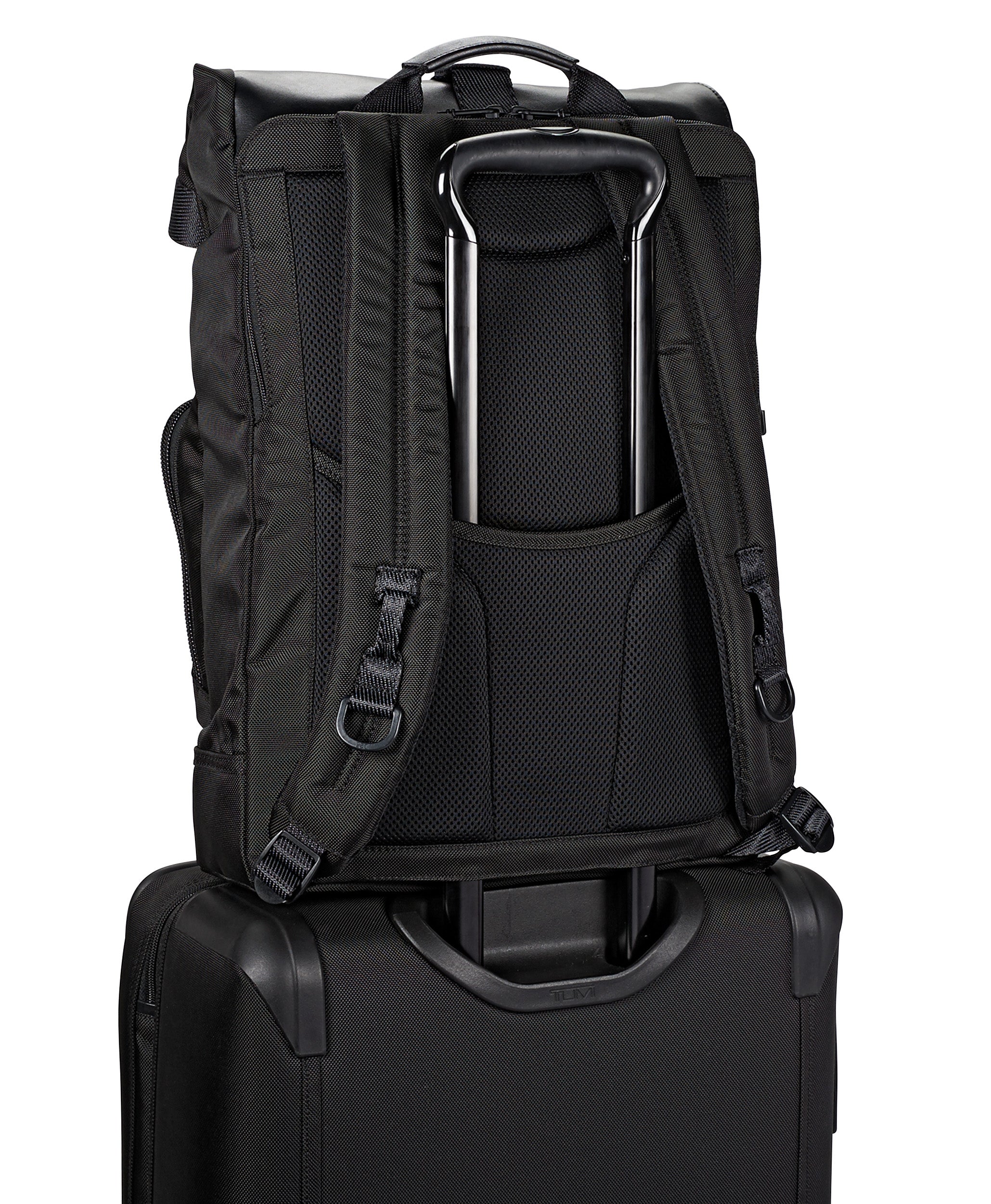 tumi alpha bravo london backpack TUMI Alpha Bravo London Roll-Top Backpack – Luggage Online