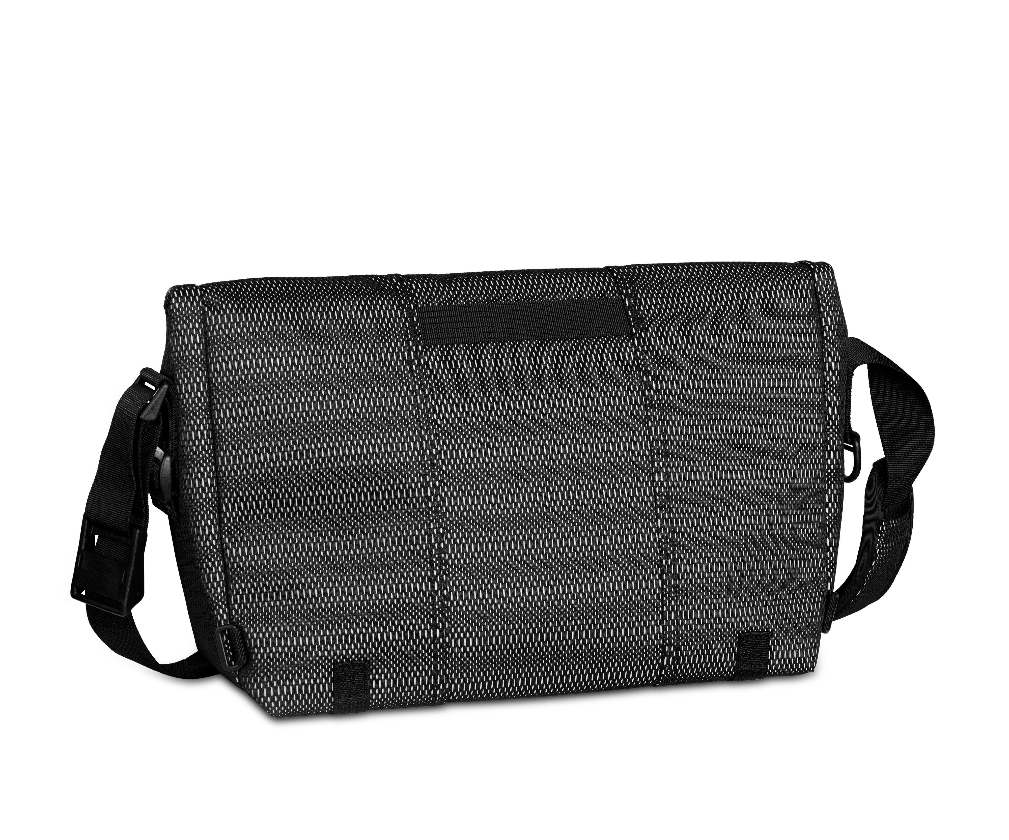 Jet Black Woven Reflective