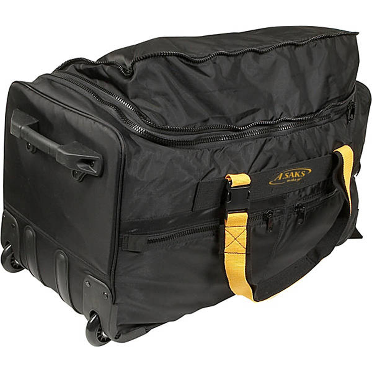 A.SAKS Rolling Trolley Duffel Bag 25 Inch Medium Check In Expandable Luggage Online