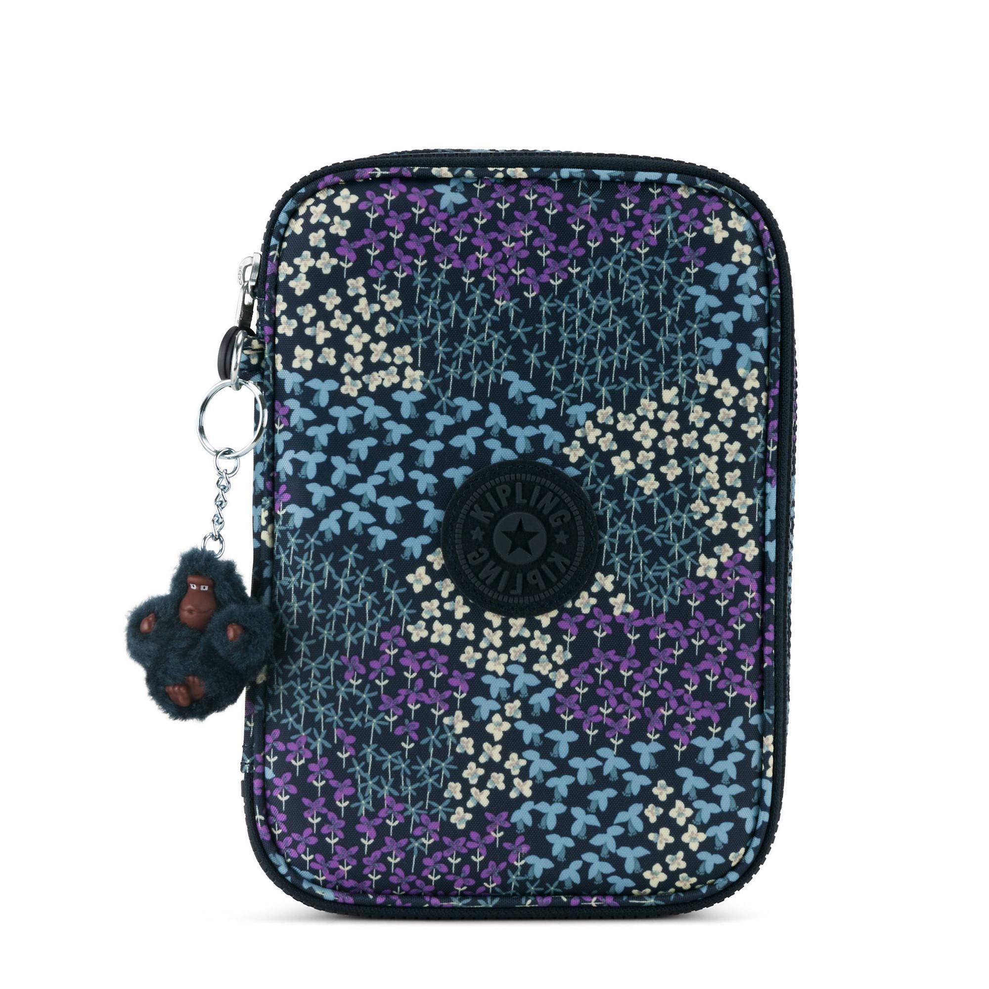 Kipling 100 PENS Pen Case in Eggplant Purple RRP £38