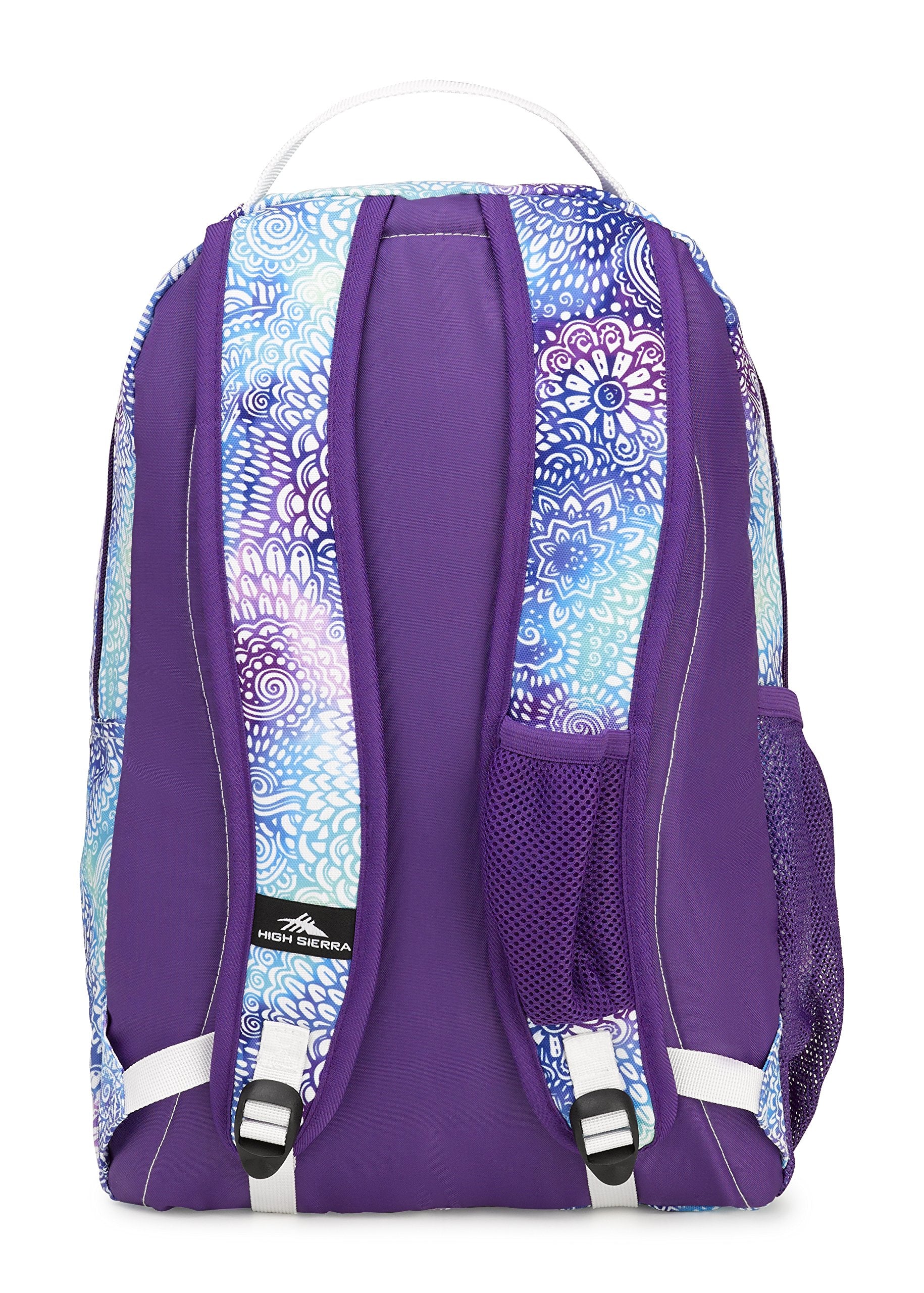 Flower Daze/Deep Purple/White