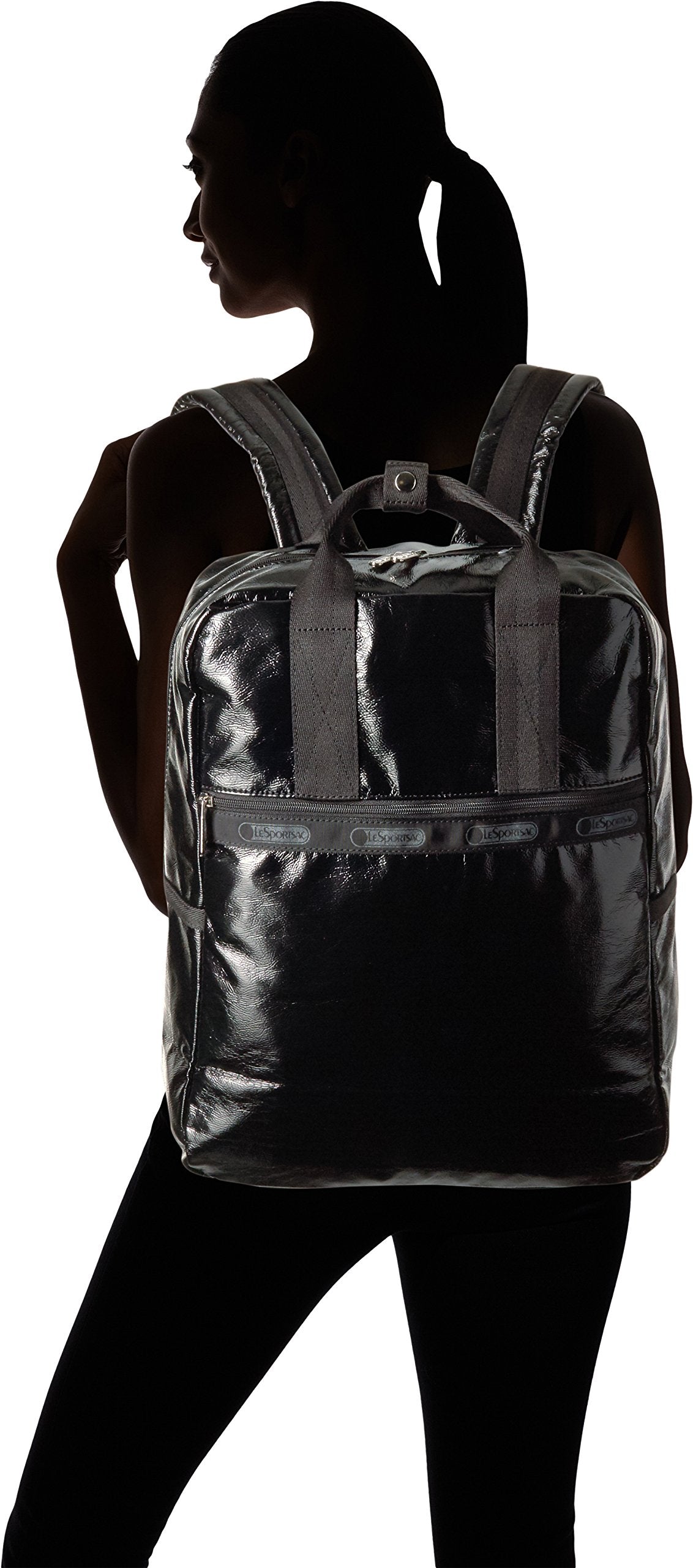 Black Crinkle Patent