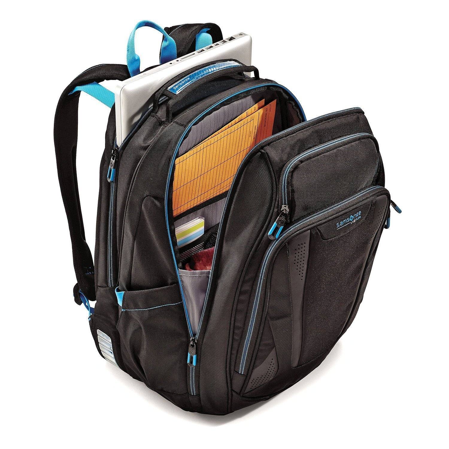 backpack 135.0023.1 g27.1 29.7 g8.3 samsonite viz air laptop slimbrief Samsonite Vizair Laptop Backpack – Luggage Online