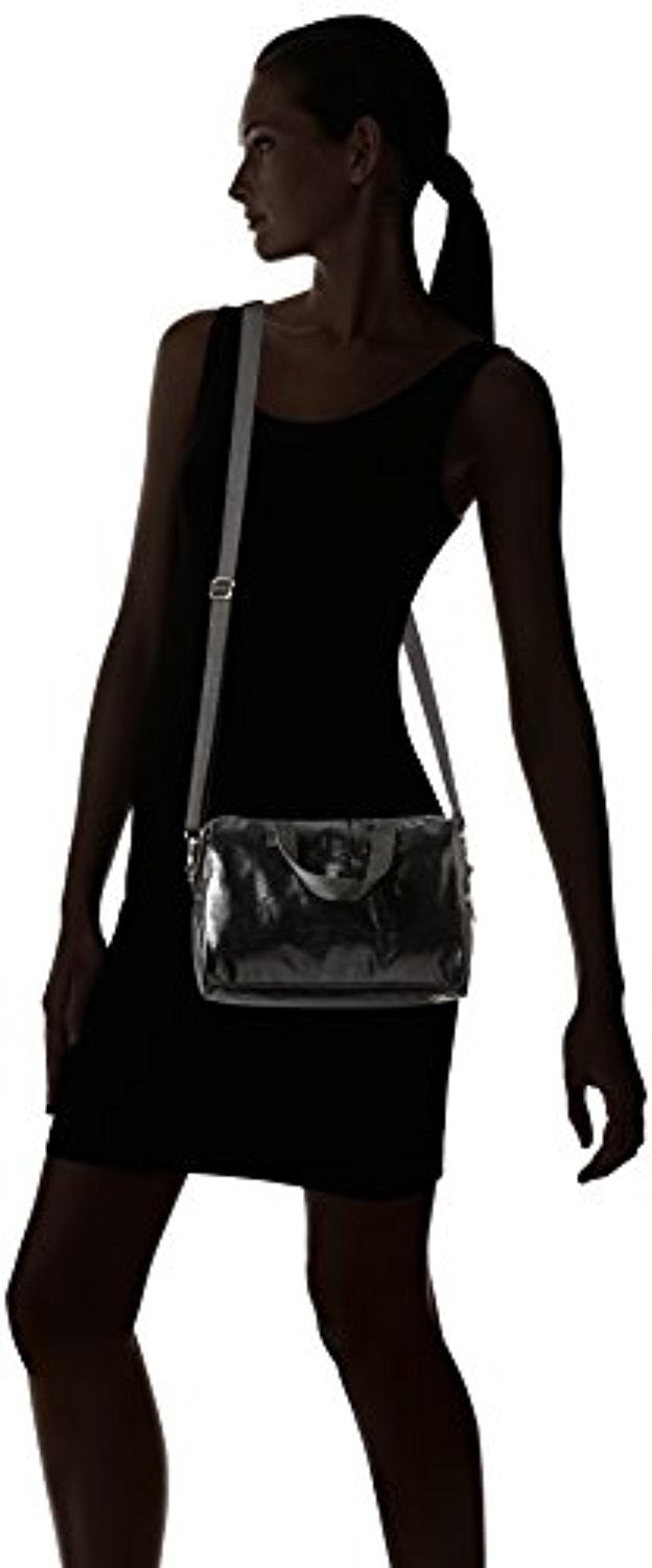 Black Crinkle Patent