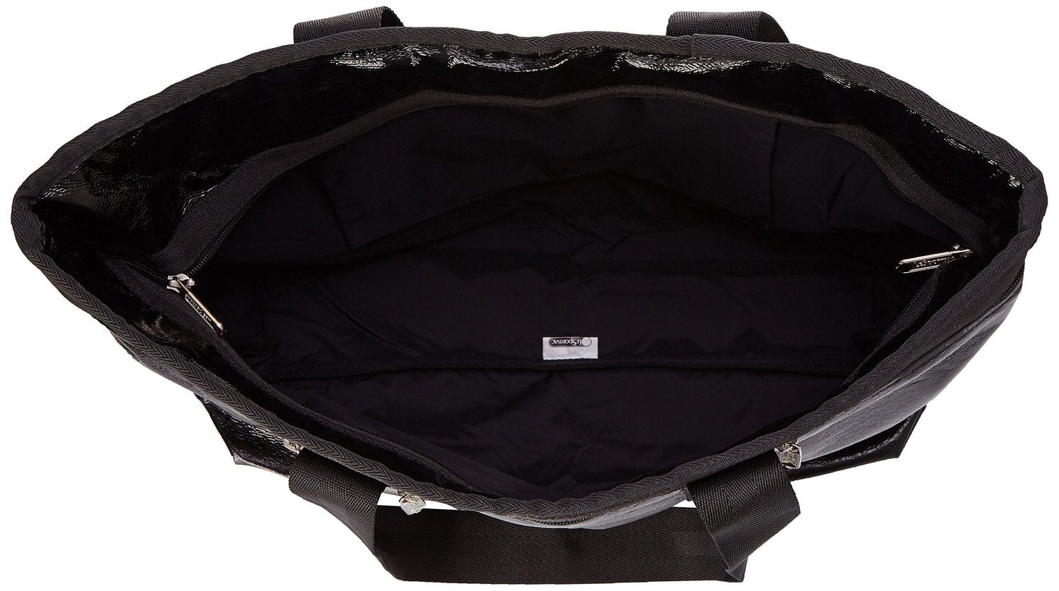 Black Crinkle Patent